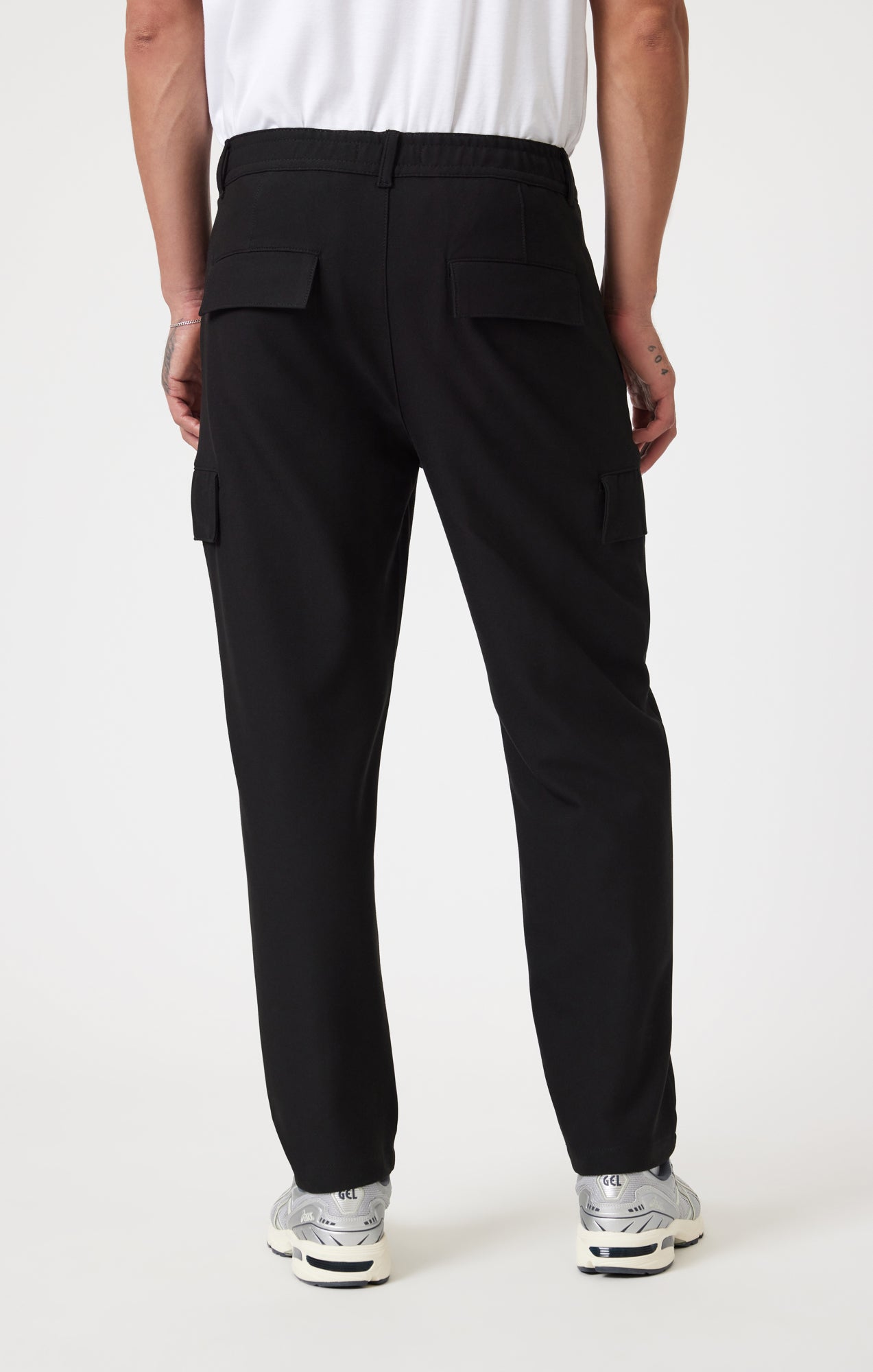 STRAIGHT LEG CARGO PANTS IN JET BLACK - Mavi Jeans