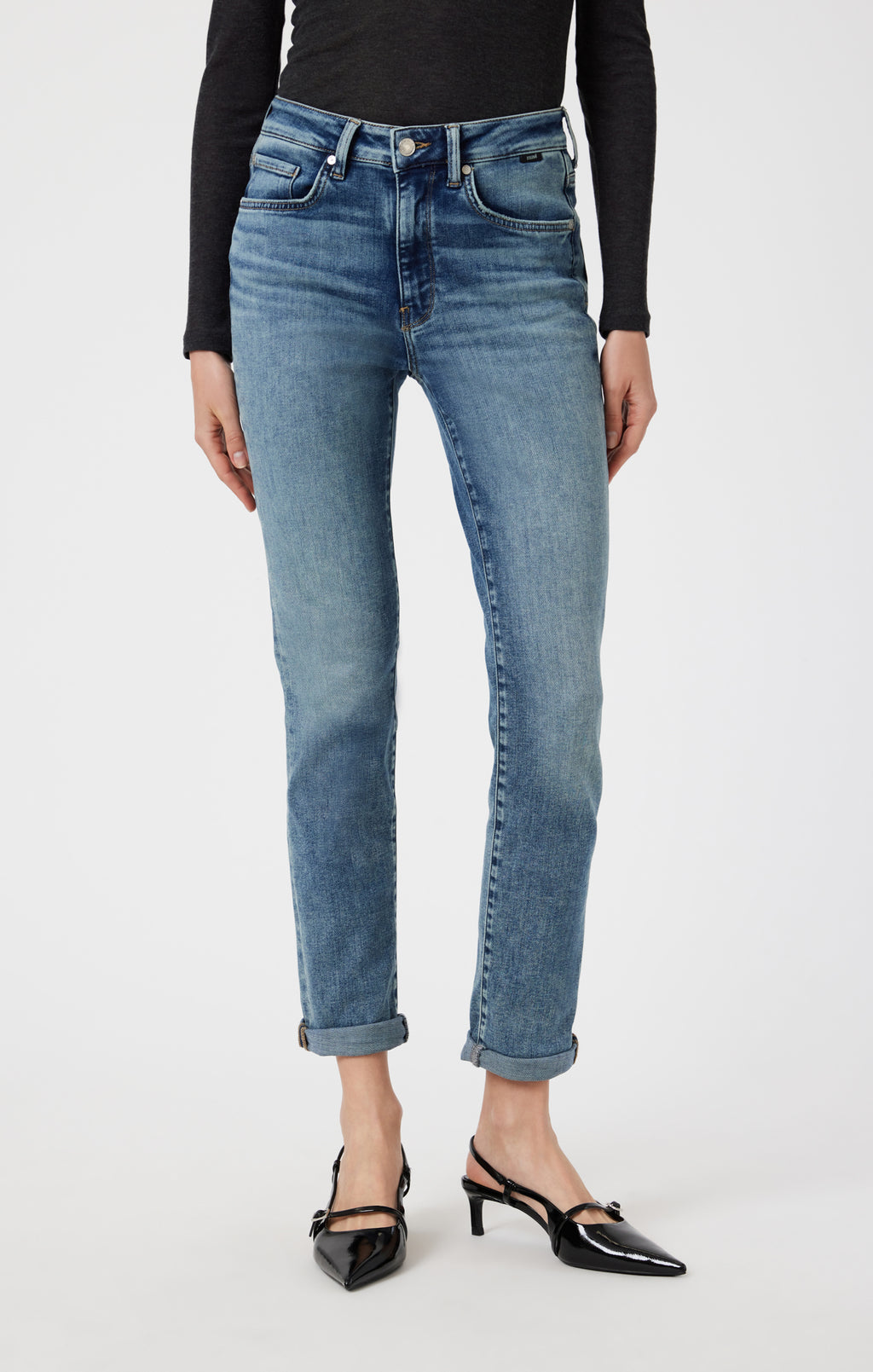 KATHLEEN SLIM BOYFRIEND IN LIGHT USED FEATHER BLUE - Mavi Jeans