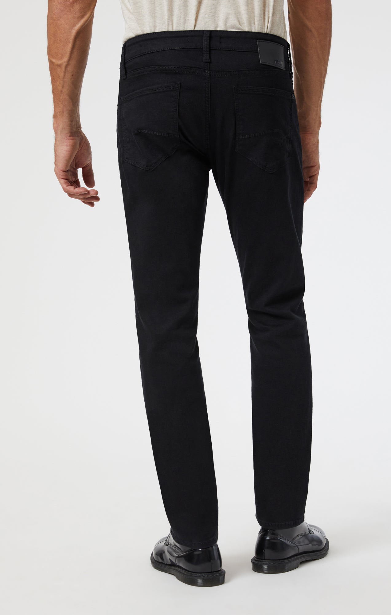 Mavi Men's Marcus Slim Straight Leg Jeans In Double Black Supermove