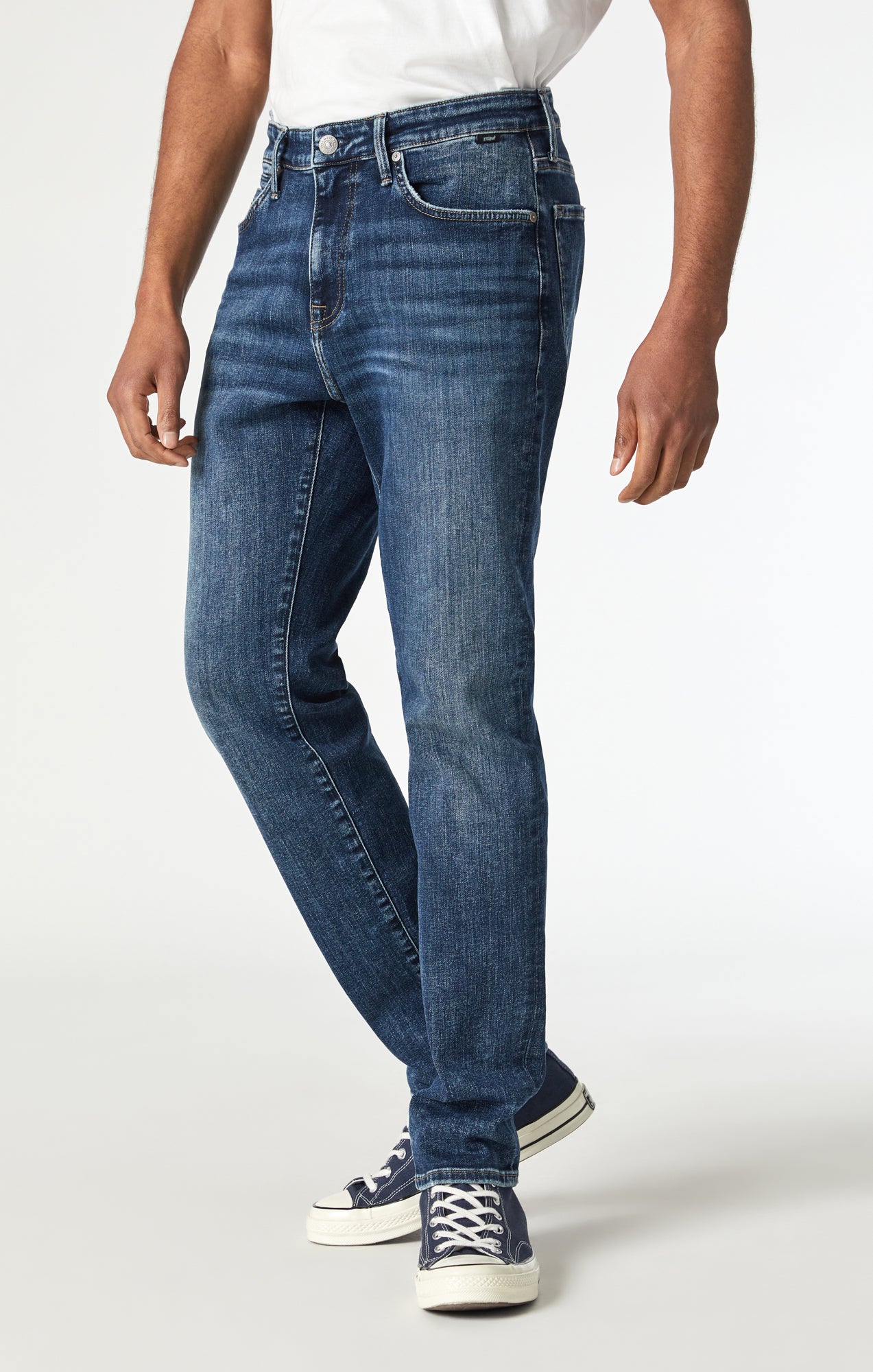 Mavi Men's Steve Athletic Fit Jeans In Ocean Reef Organic Vintage