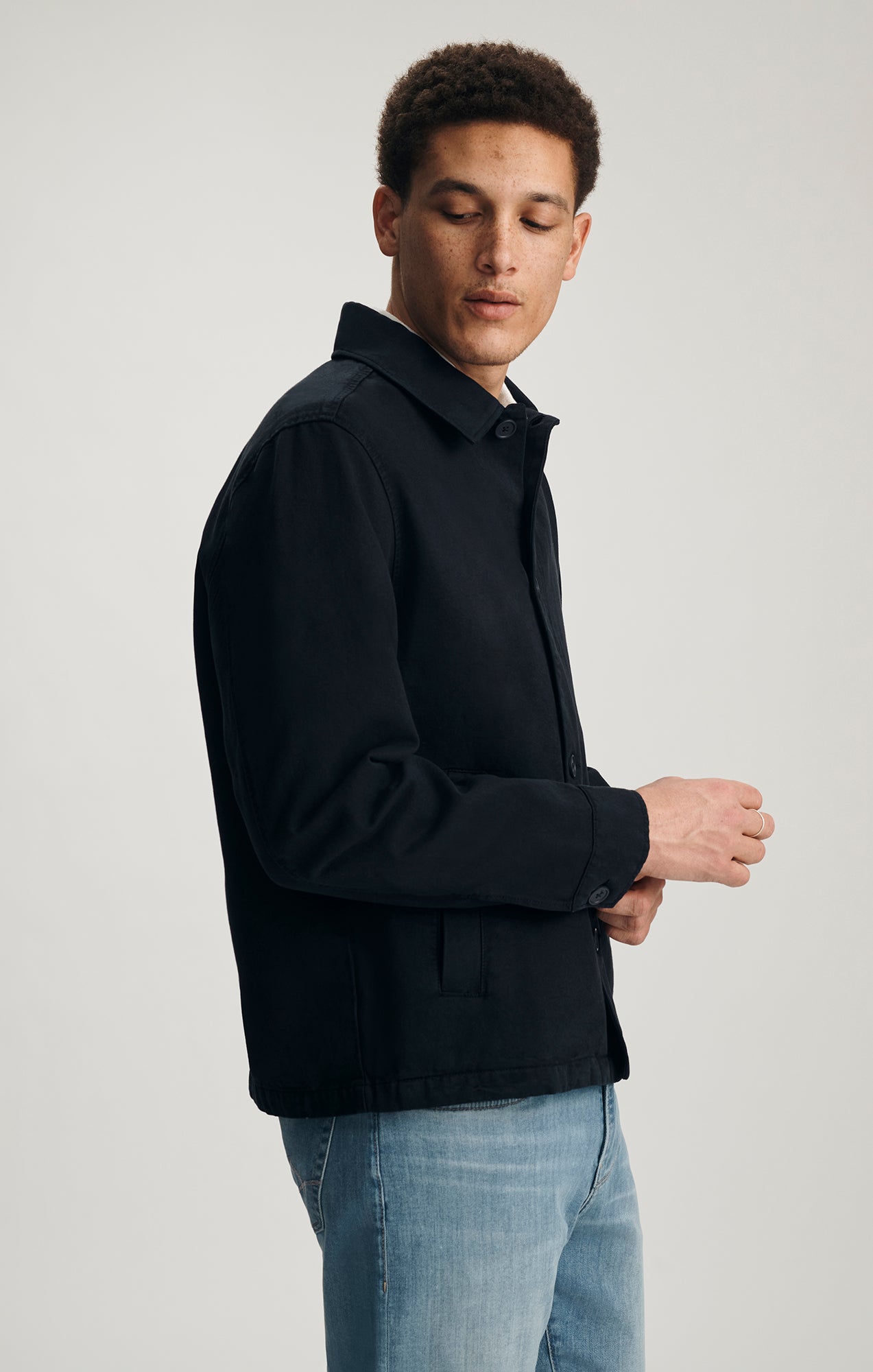 TENCEL™ OVERSHIRT IN NIGHT SKY - Mavi Jeans