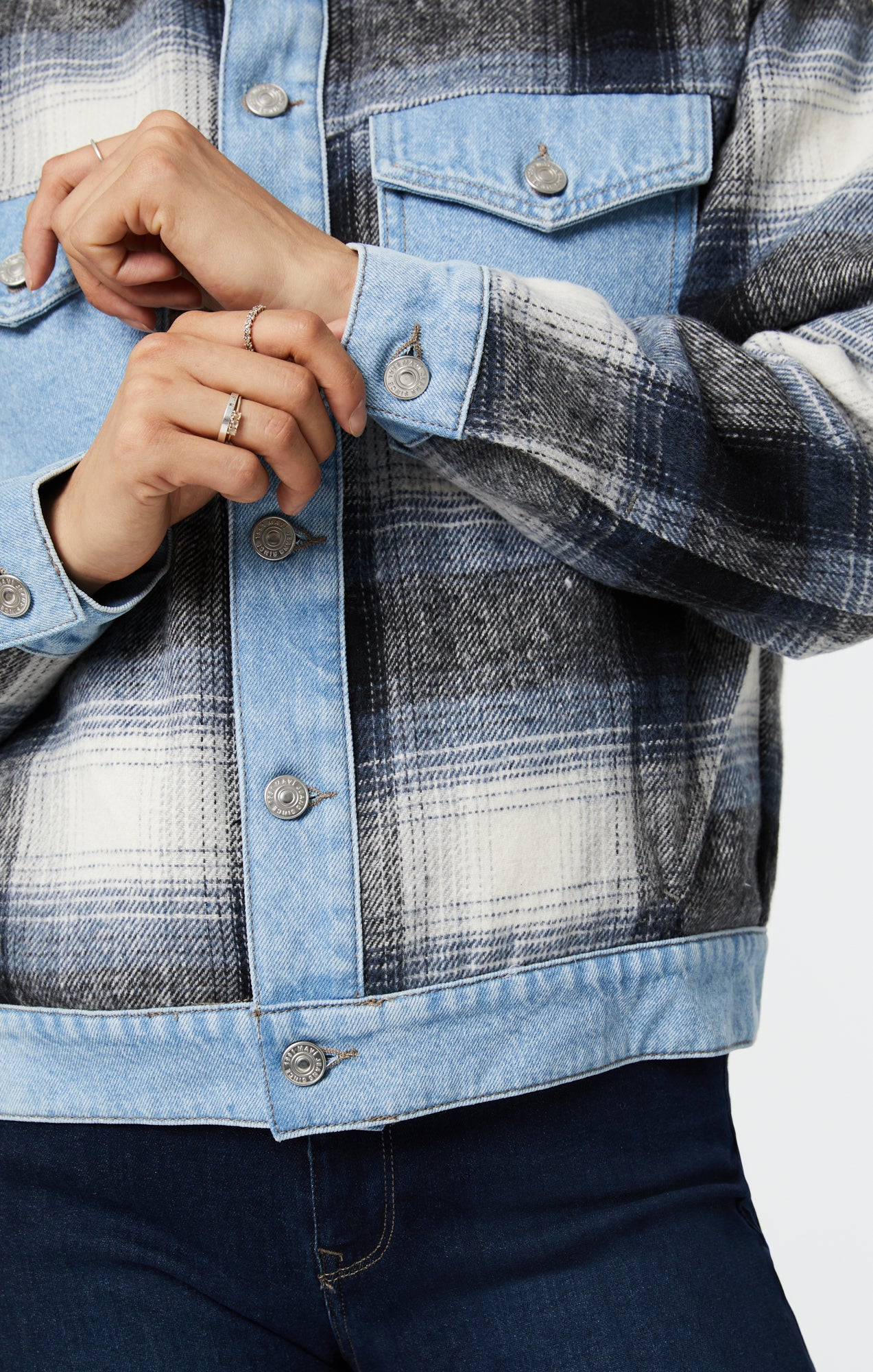 Plaid hot sale boyfriend jacket