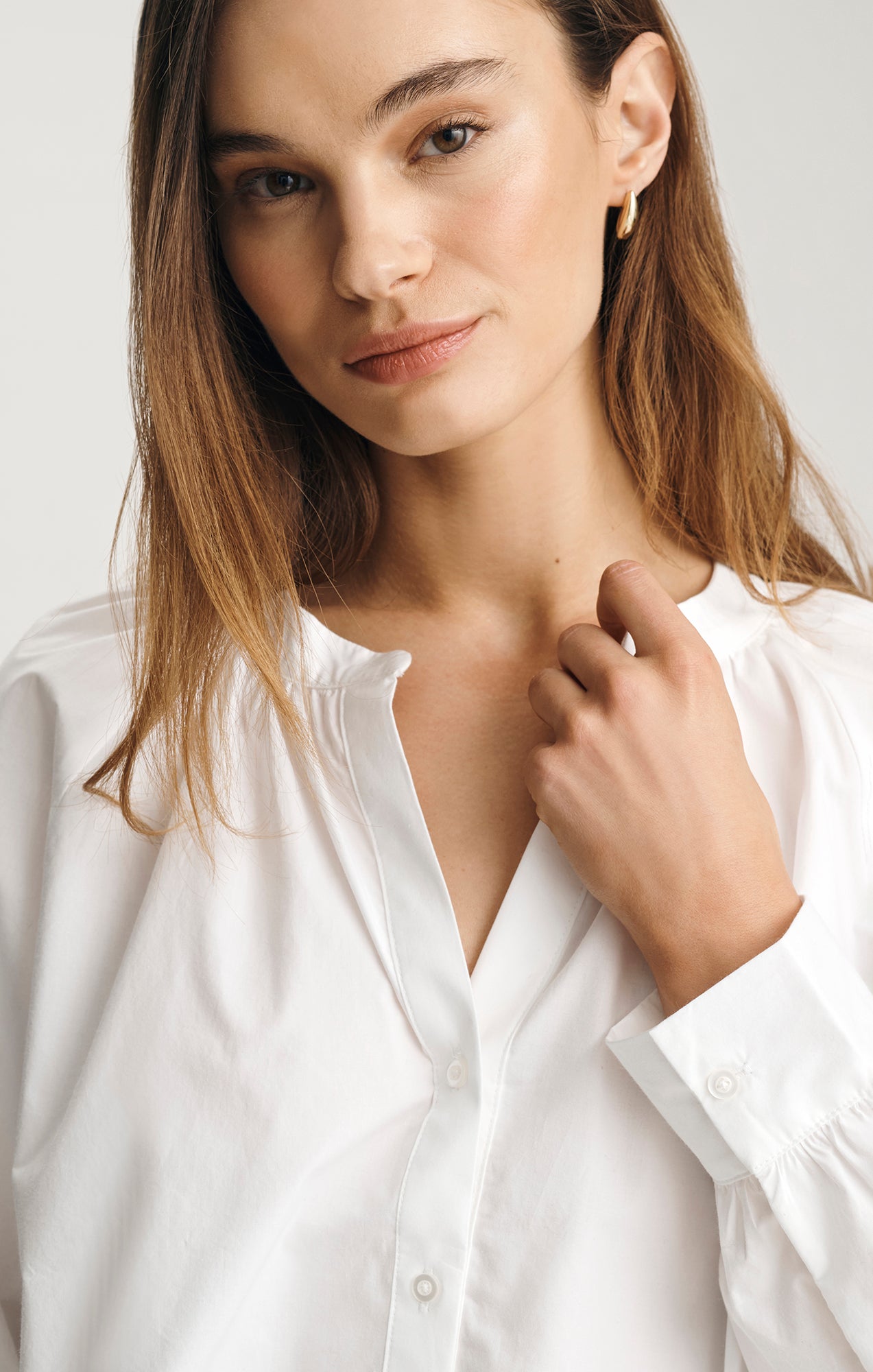 Mavi Women's Pintuck Balloon Sleeve Shirt In White – Mavi Canada