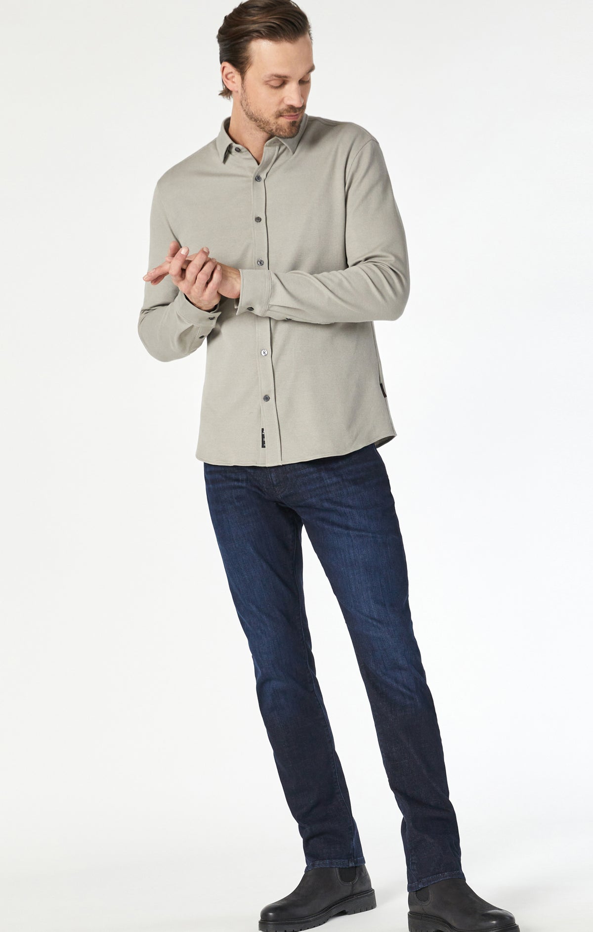 JAKE SLIM LEG IN MIDNIGHT SKY FEATHER BLUE - Mavi Jeans