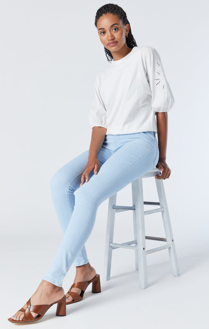 ALISSA SUPER SKINNY JEANS IN ICE BLUE FEATHER BLUE - Mavi Jeans