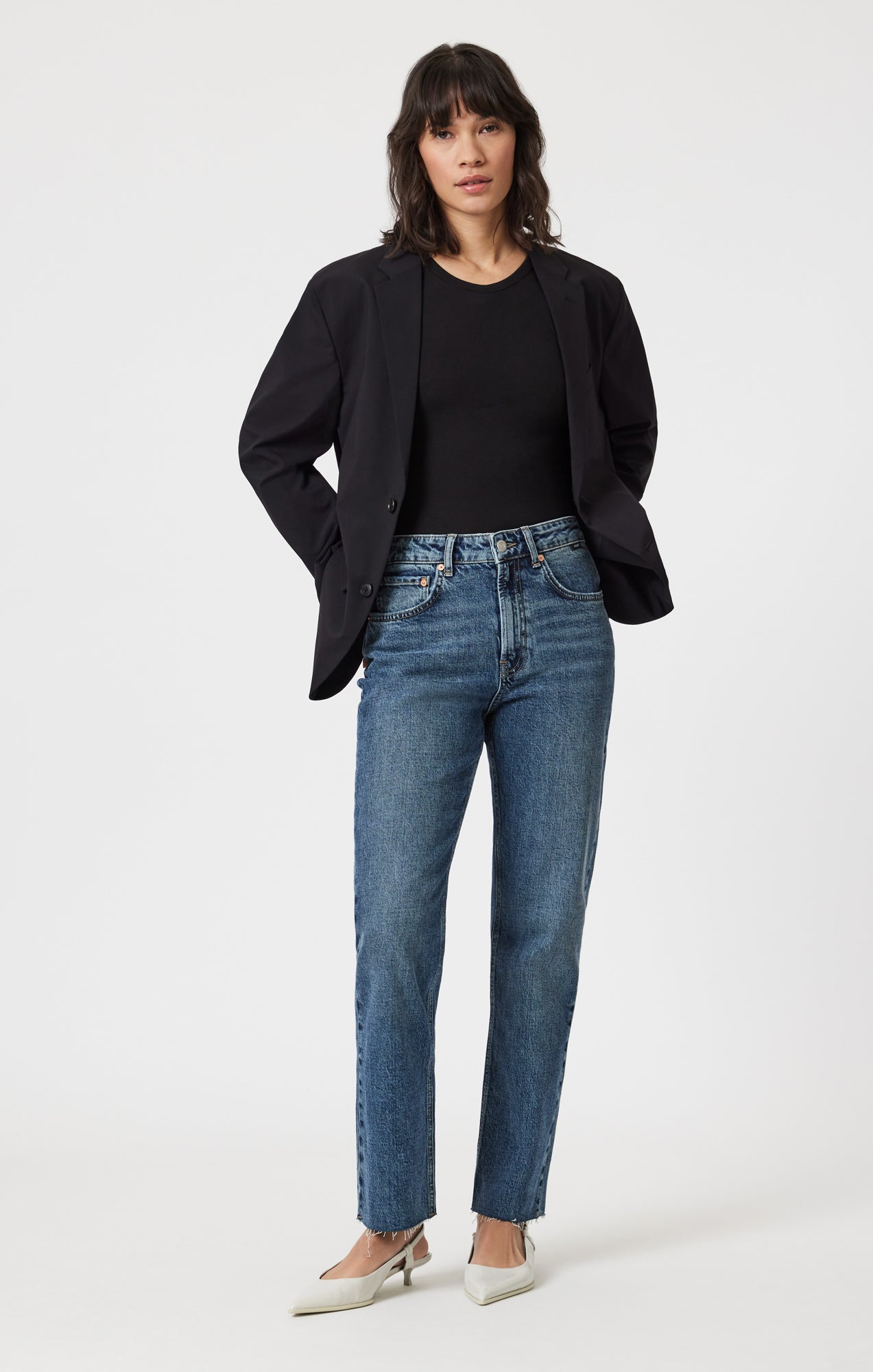 NEW YORK STRAIGHT LEG IN DARK USED CLASSIC BLUE - Mavi Jeans
