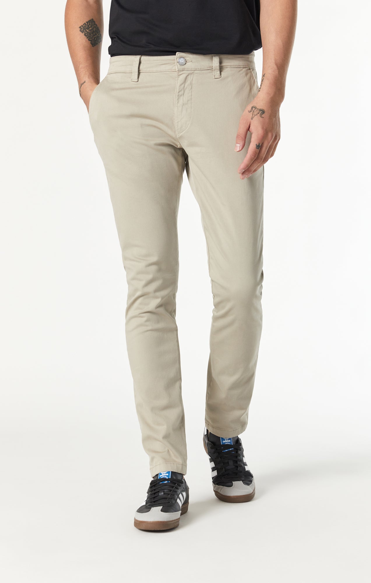 JOHNNY SLIM CHINO IN LAUREL OAK TWILL - Mavi Jeans