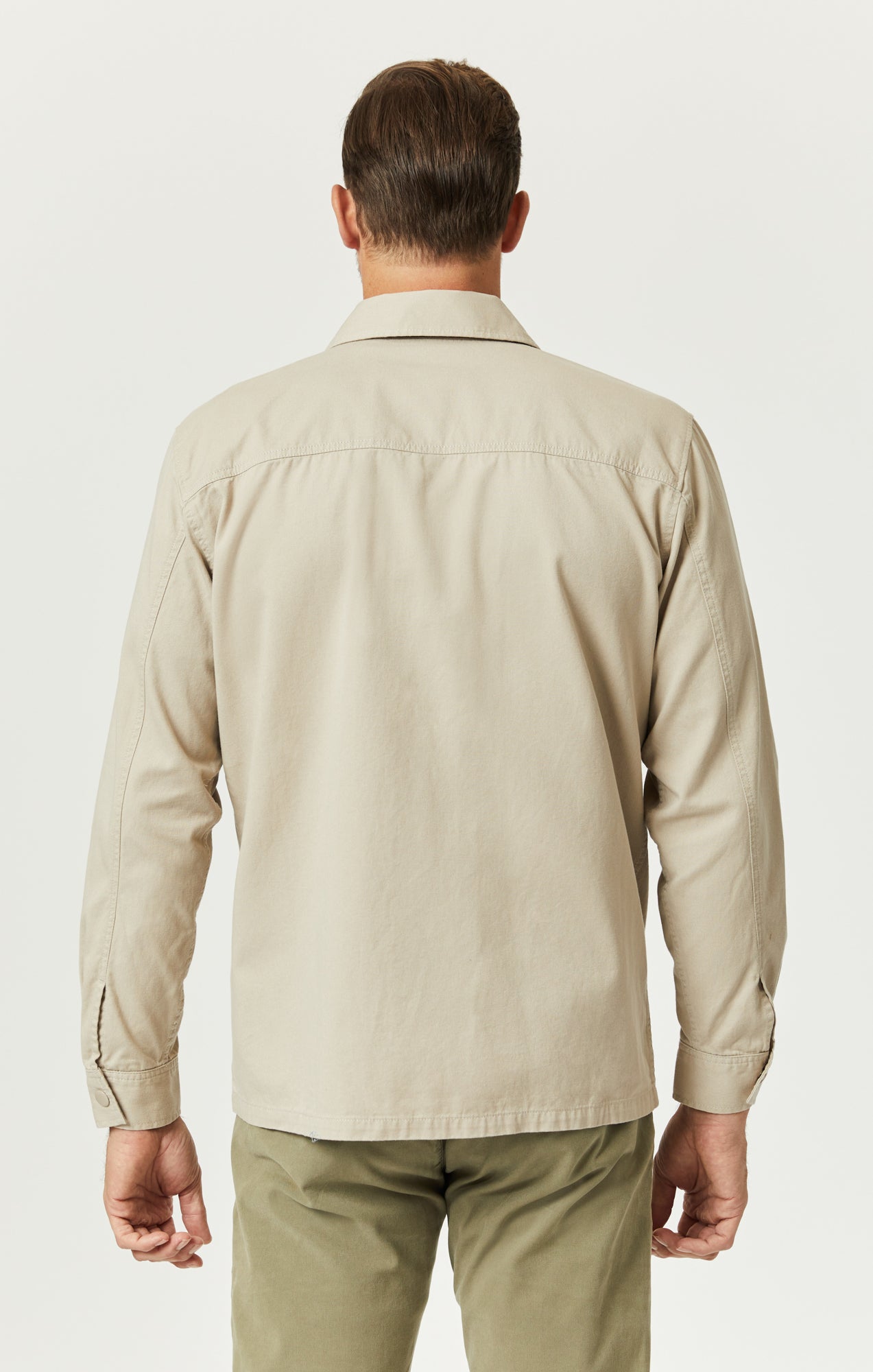 DOUBLE POCKET OVERSHIRT IN PURE CASHMERE - Mavi Jeans