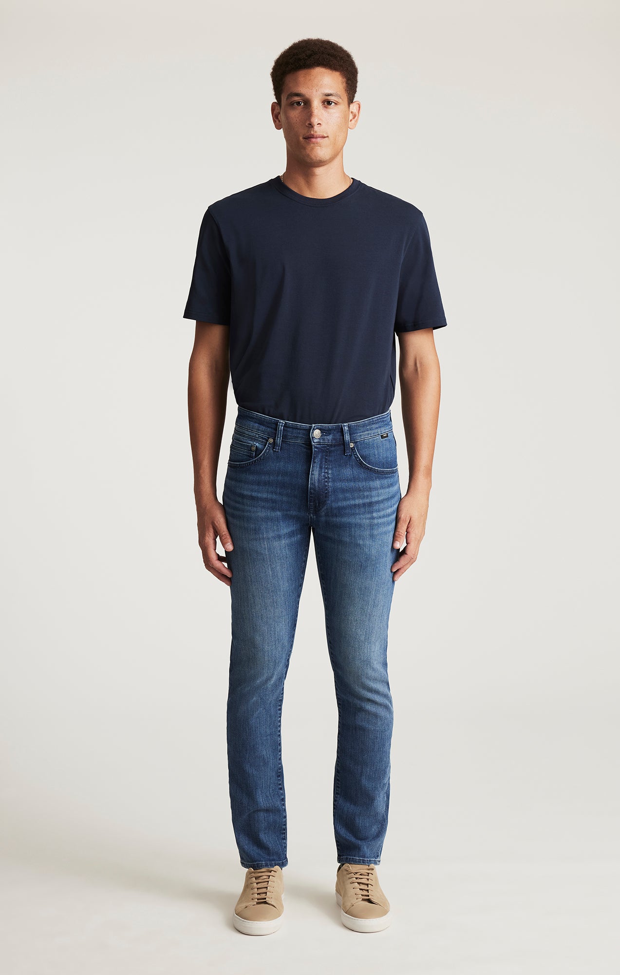 JAKE SLIM LEG IN MID BRUSHED WILLIAMSBURG - Mavi Jeans