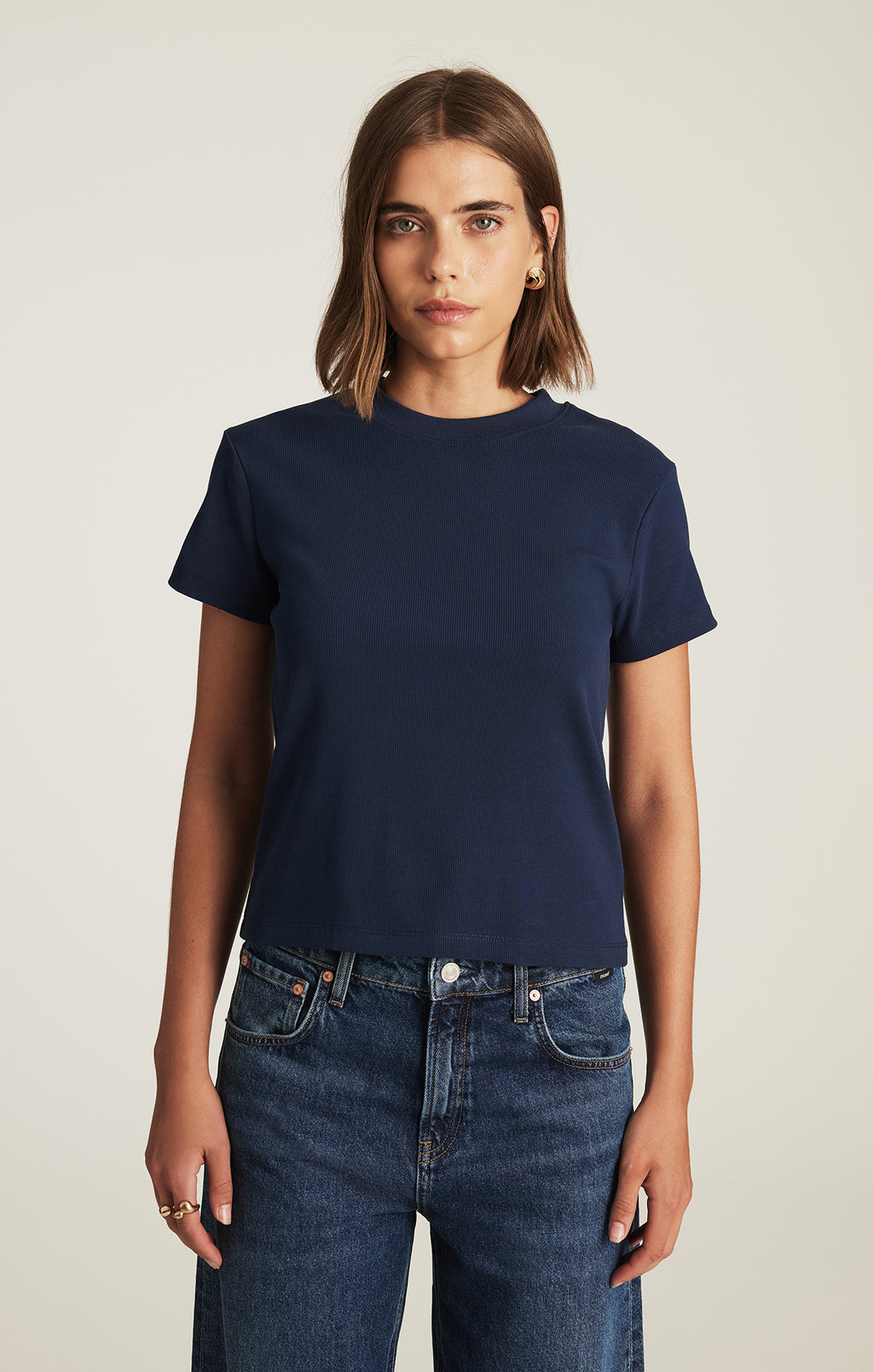 BASIC BABY T-SHIRT IN DRESS BLUES - Mavi Jeans