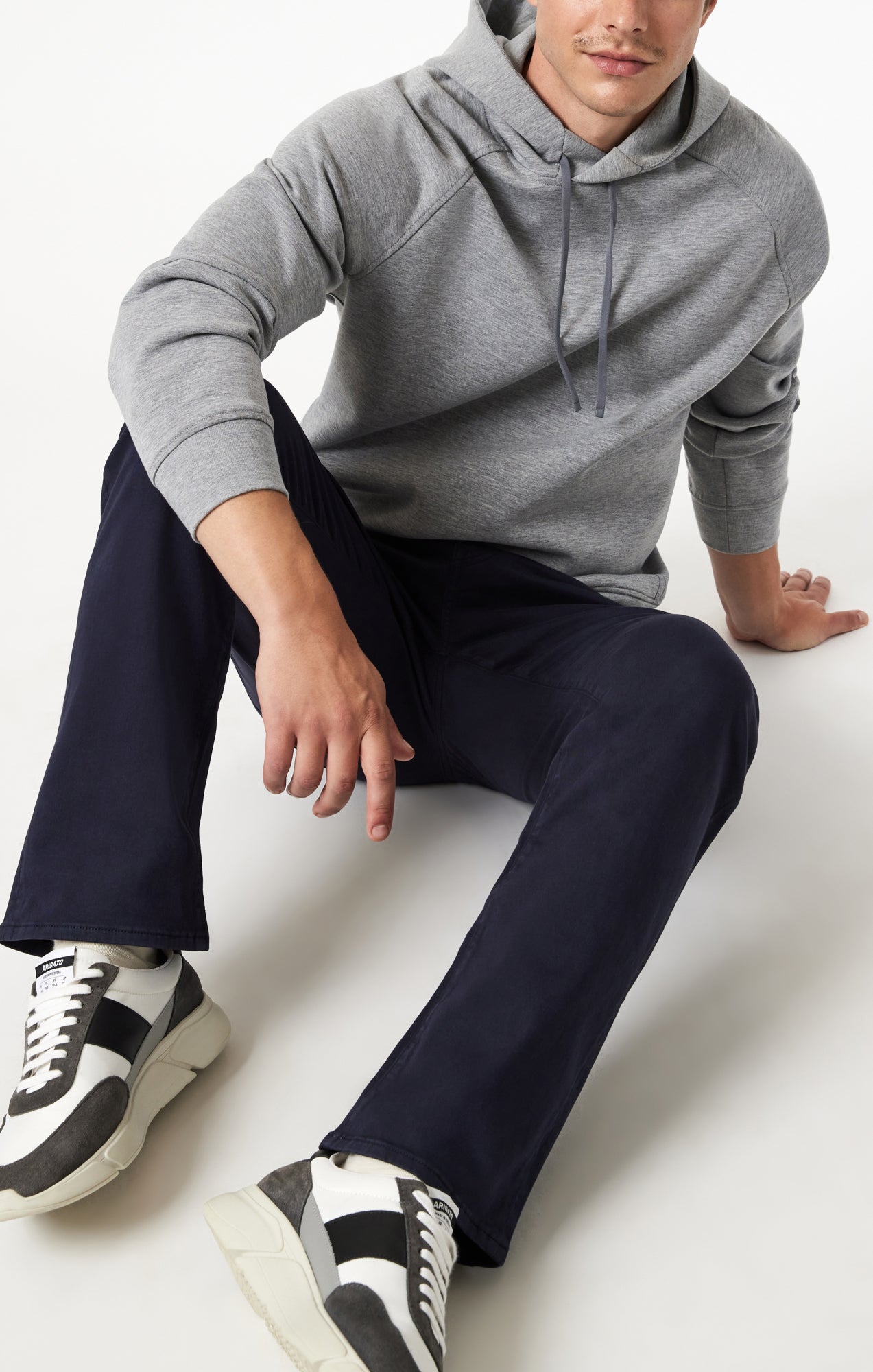 ZACH STRAIGHT LEG IN DARK NAVY CASUAL TWILL - Mavi Jeans