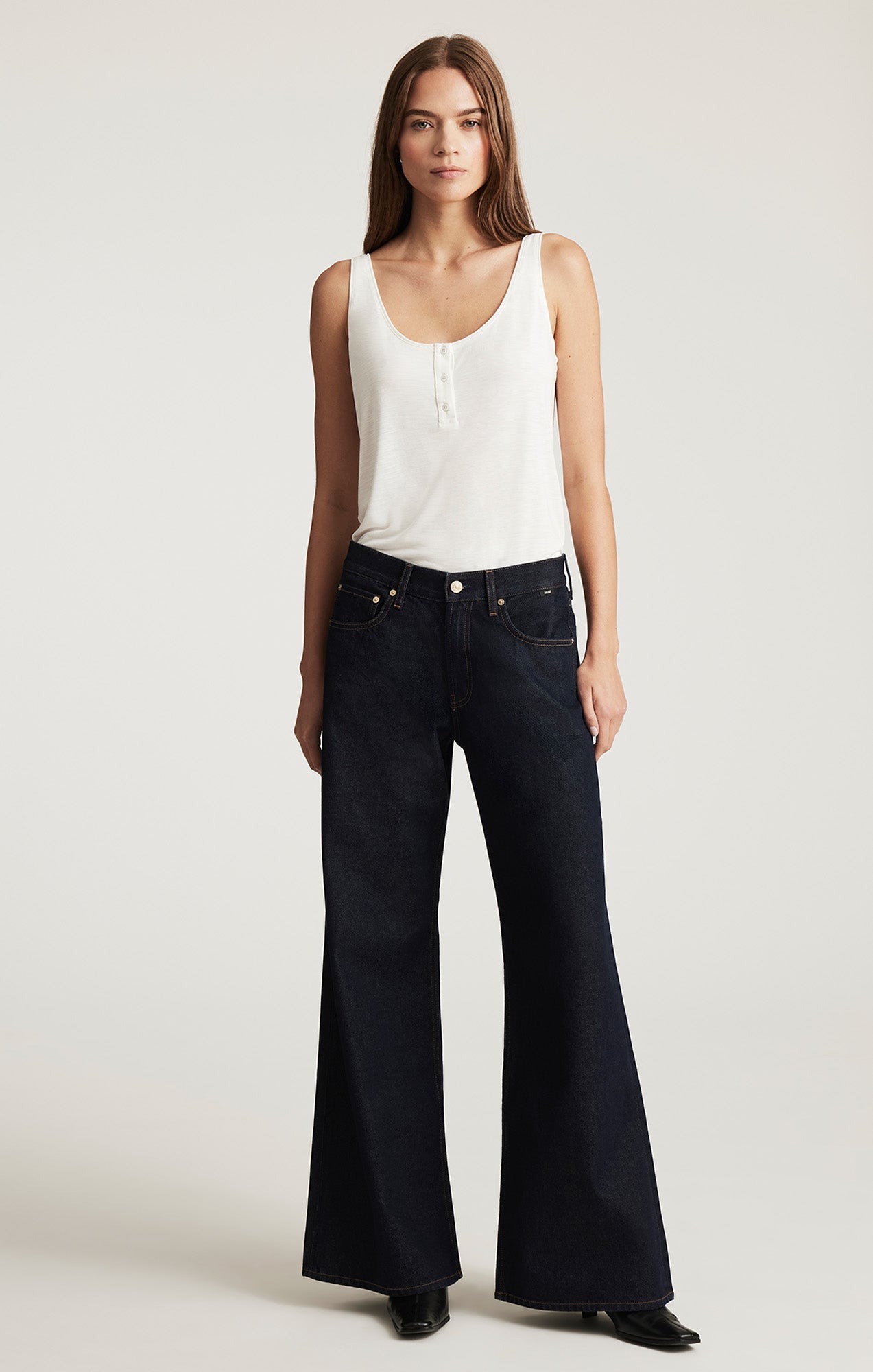 SANDY WIDE LEG IN RINSE CLASSIC DENIM - Mavi Jeans