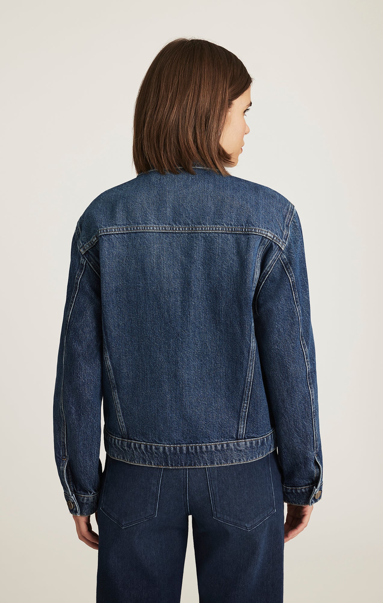Mavi Women's Ruby Denim Jacket In Dark Blue Icon – Mavi Canada