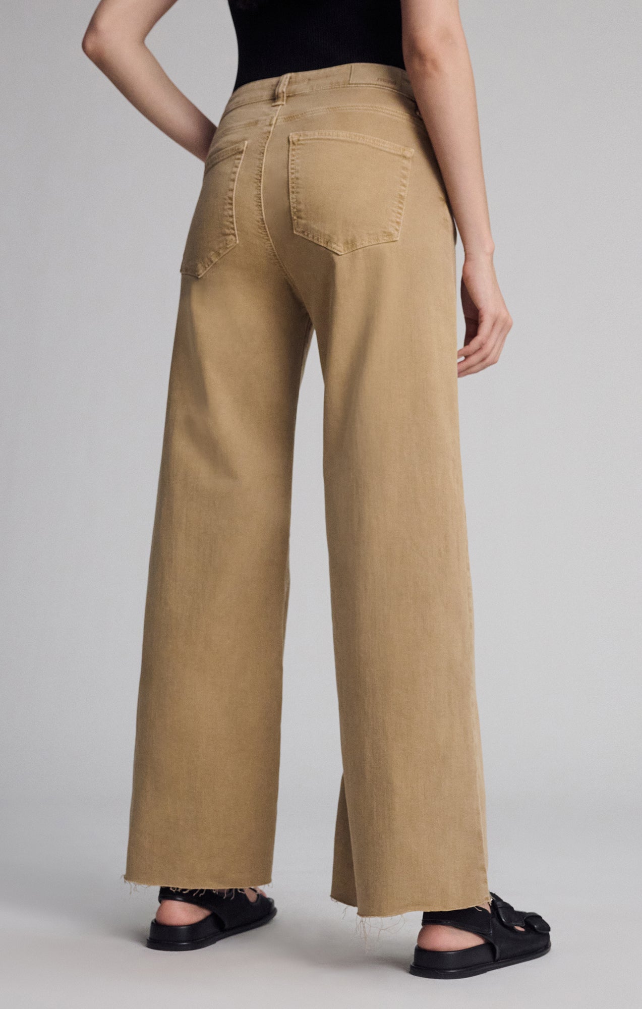 Mavi Women's Paloma Wide Leg Jeans In Light Camel Flex Blue – Mavi