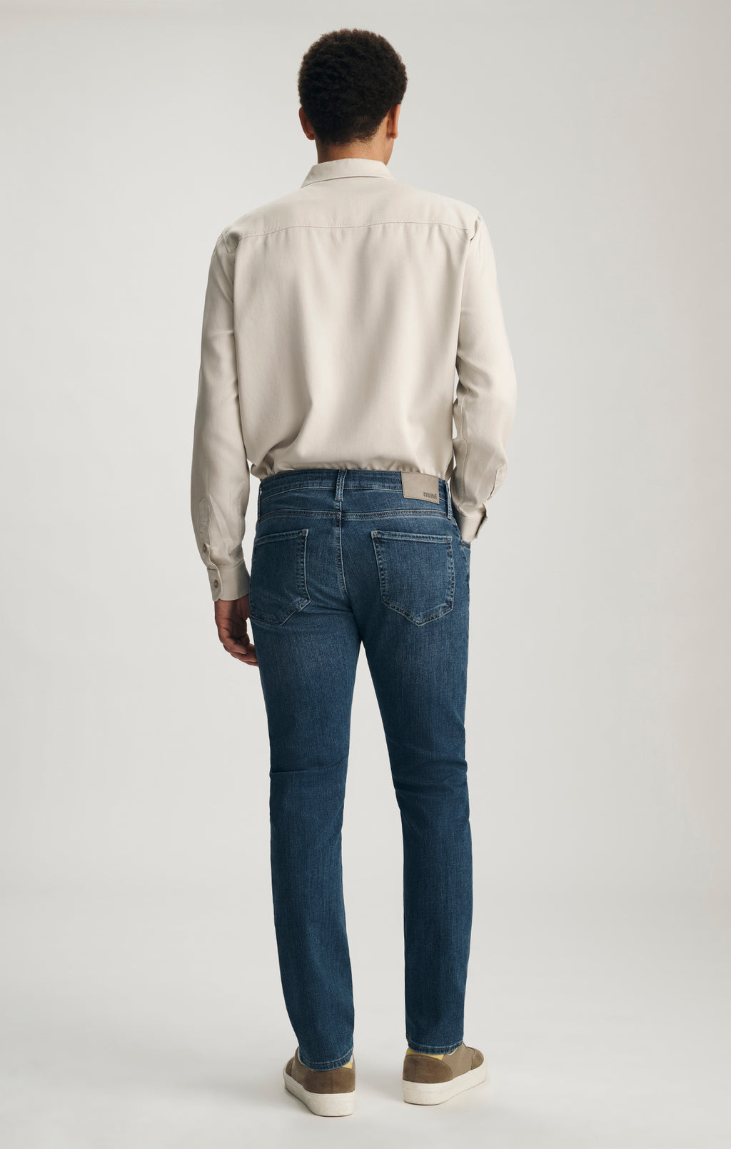 MARCUS SLIM STRAIGHT LEG IN MID USED BRUSHED ORGANIC VINTAGE - Mavi Jeans