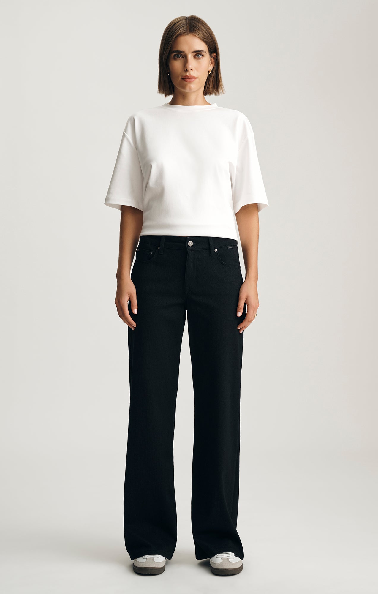 SABRINA WIDE LEG IN BLACK MOVE