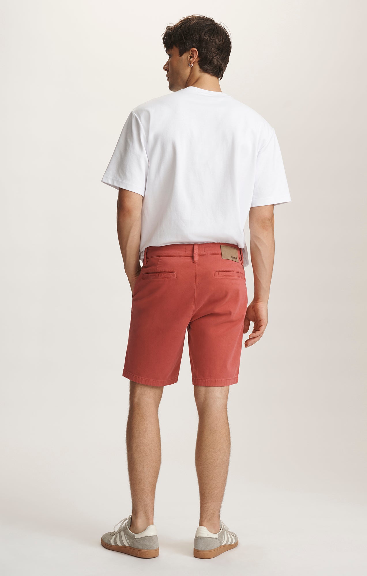 JACOB CROP SHORTS IN BUBBLEGUM CASUAL TWILL - Mavi Jeans