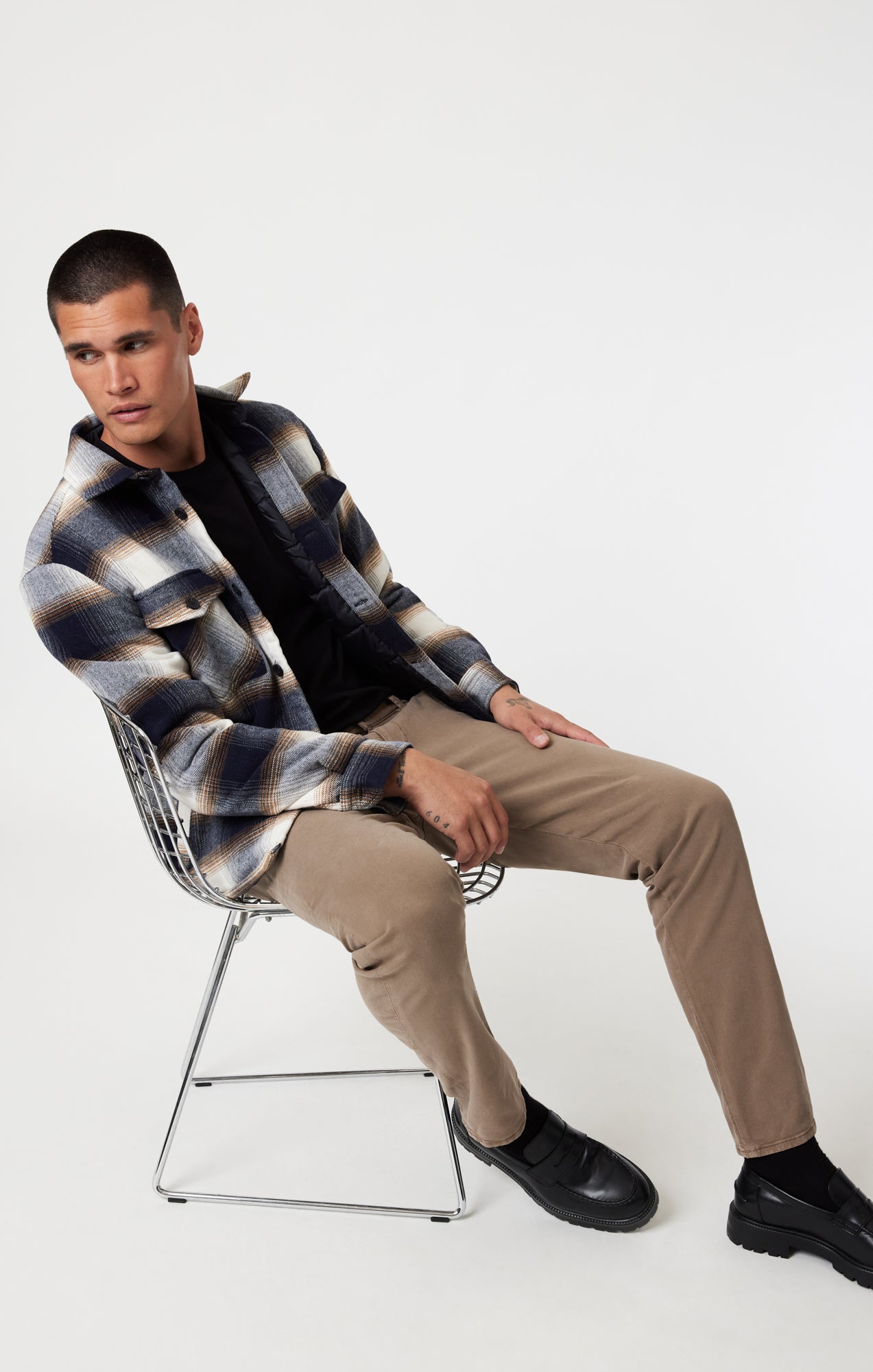 MILTON SLIM STRAIGHT CHINO IN TIMBER LUXE TWILL - Mavi Jeans