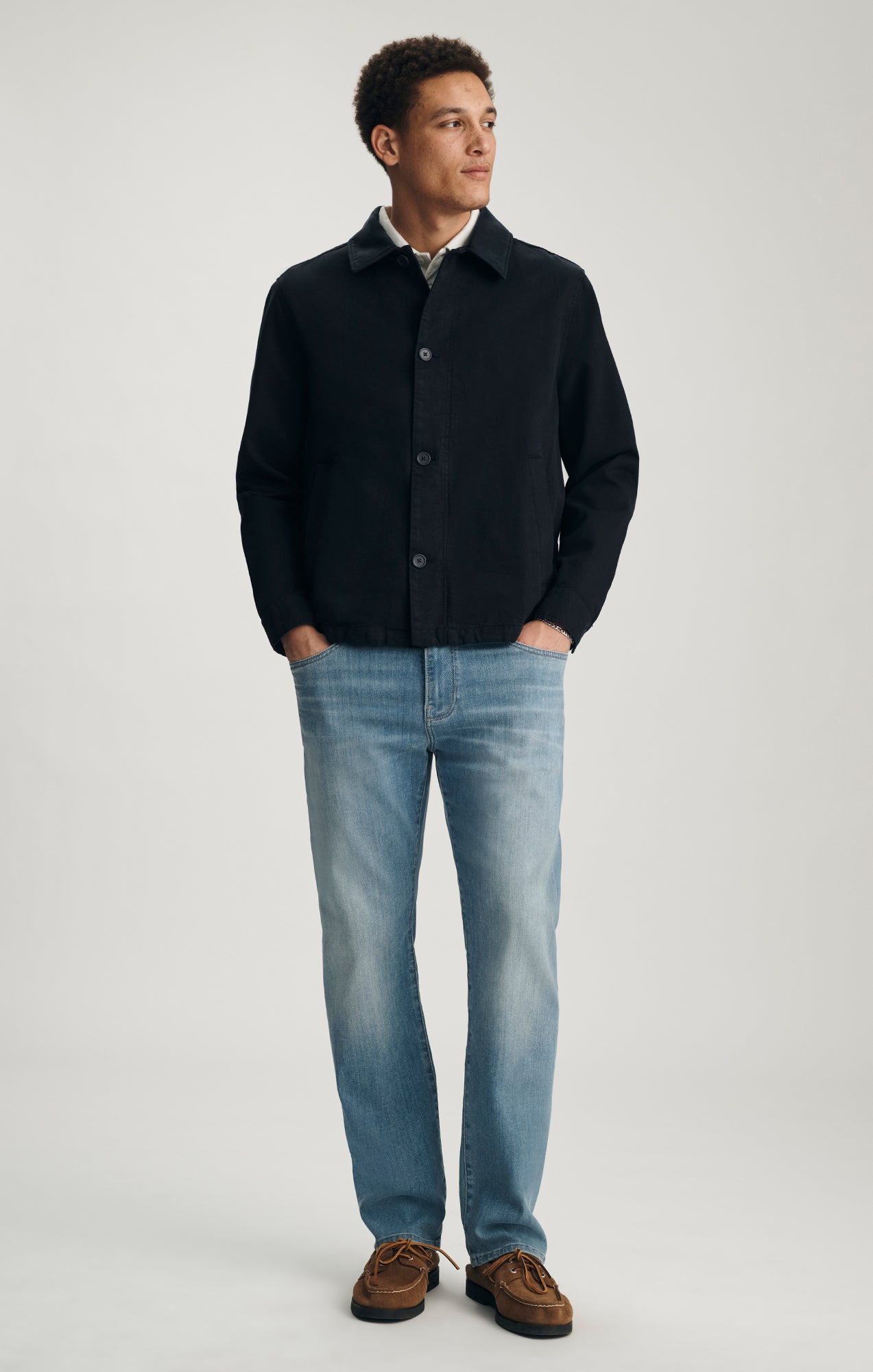 TENCEL™ OVERSHIRT IN NIGHT SKY - Mavi Jeans