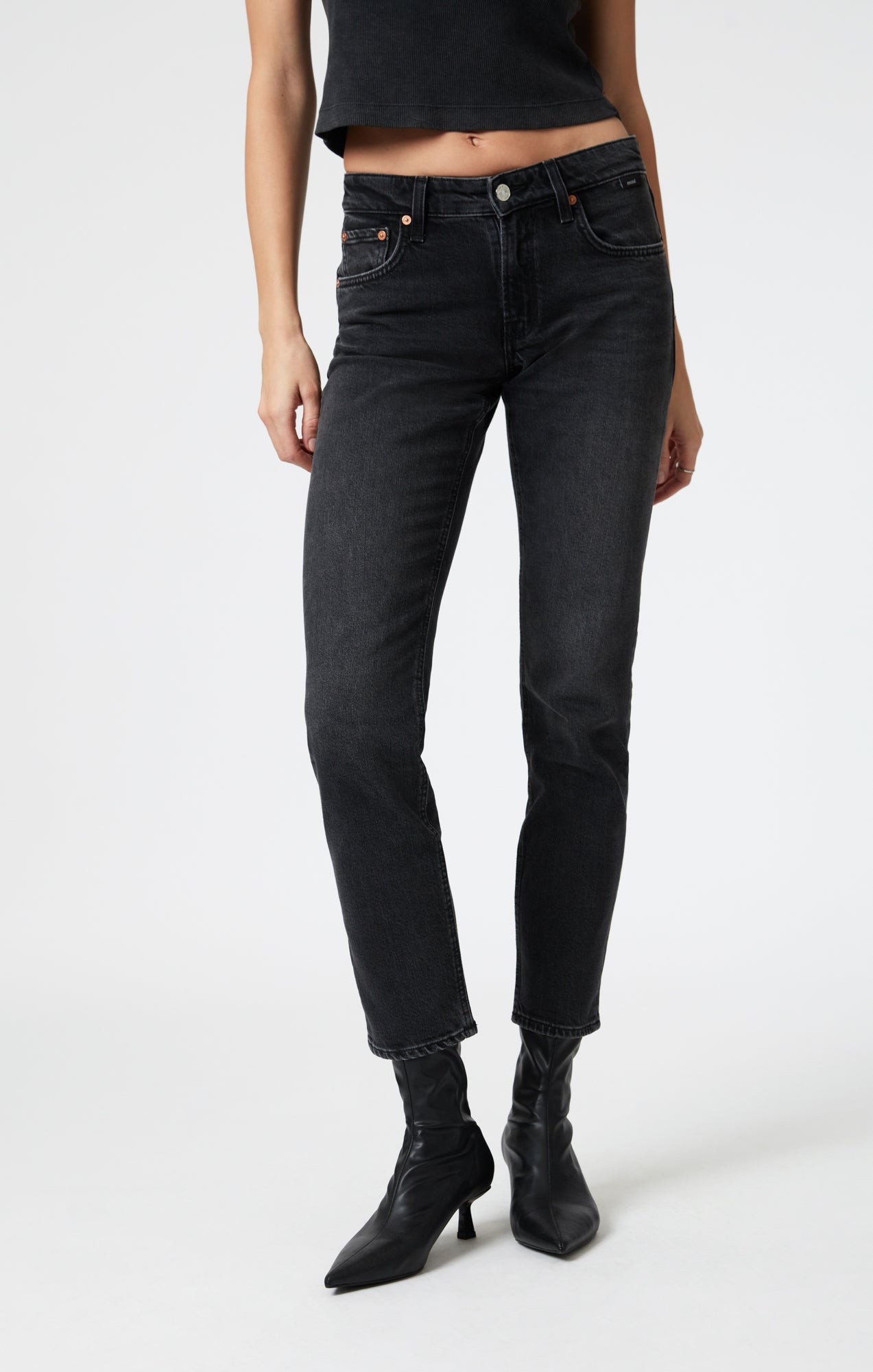 MIRELLA STRAIGHT LEG IN SMOKE CLASSIC BLUE - Mavi Jeans