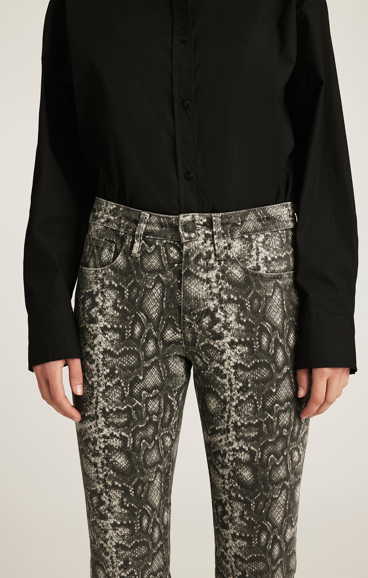 VICKY BOOTCUT IN SMOKE SNAKE DENIM - Mavi Jeans