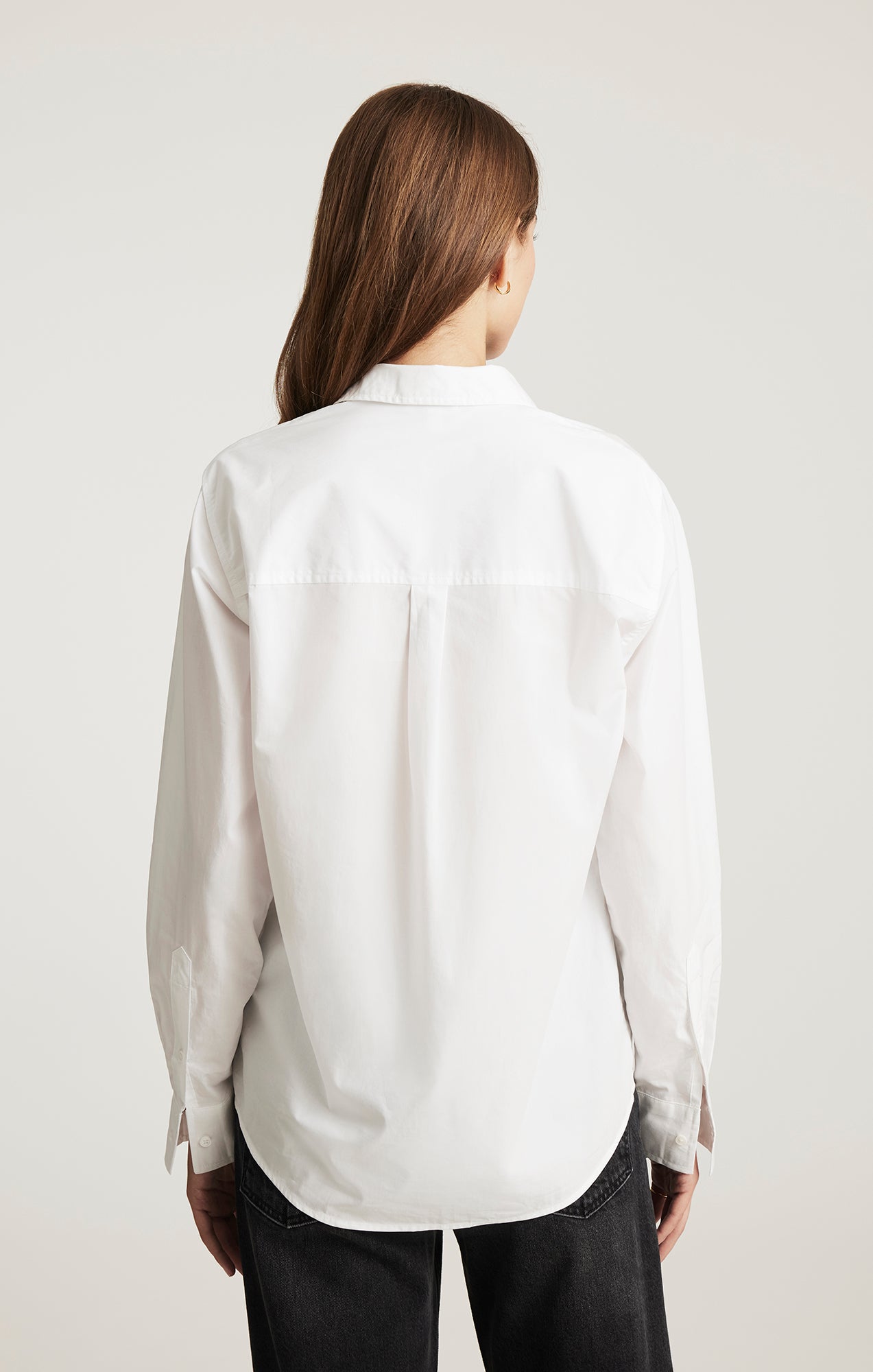 LONG SLEEVE BUTTON-UP SHIRT IN WHITE - Mavi Jeans