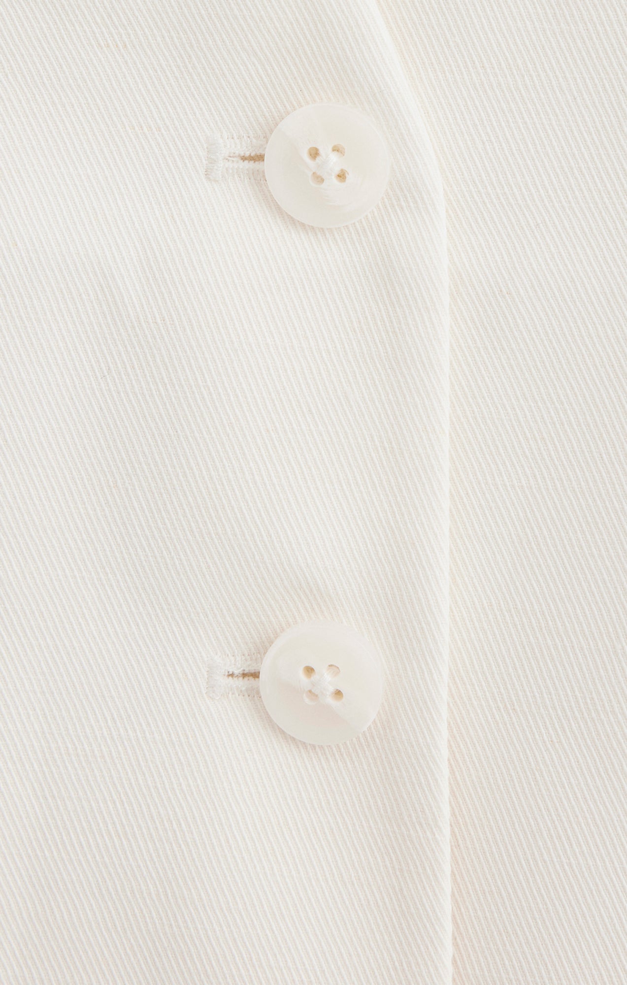 BUTTON VEST IN ANTIQUE WHITE - Mavi Jeans