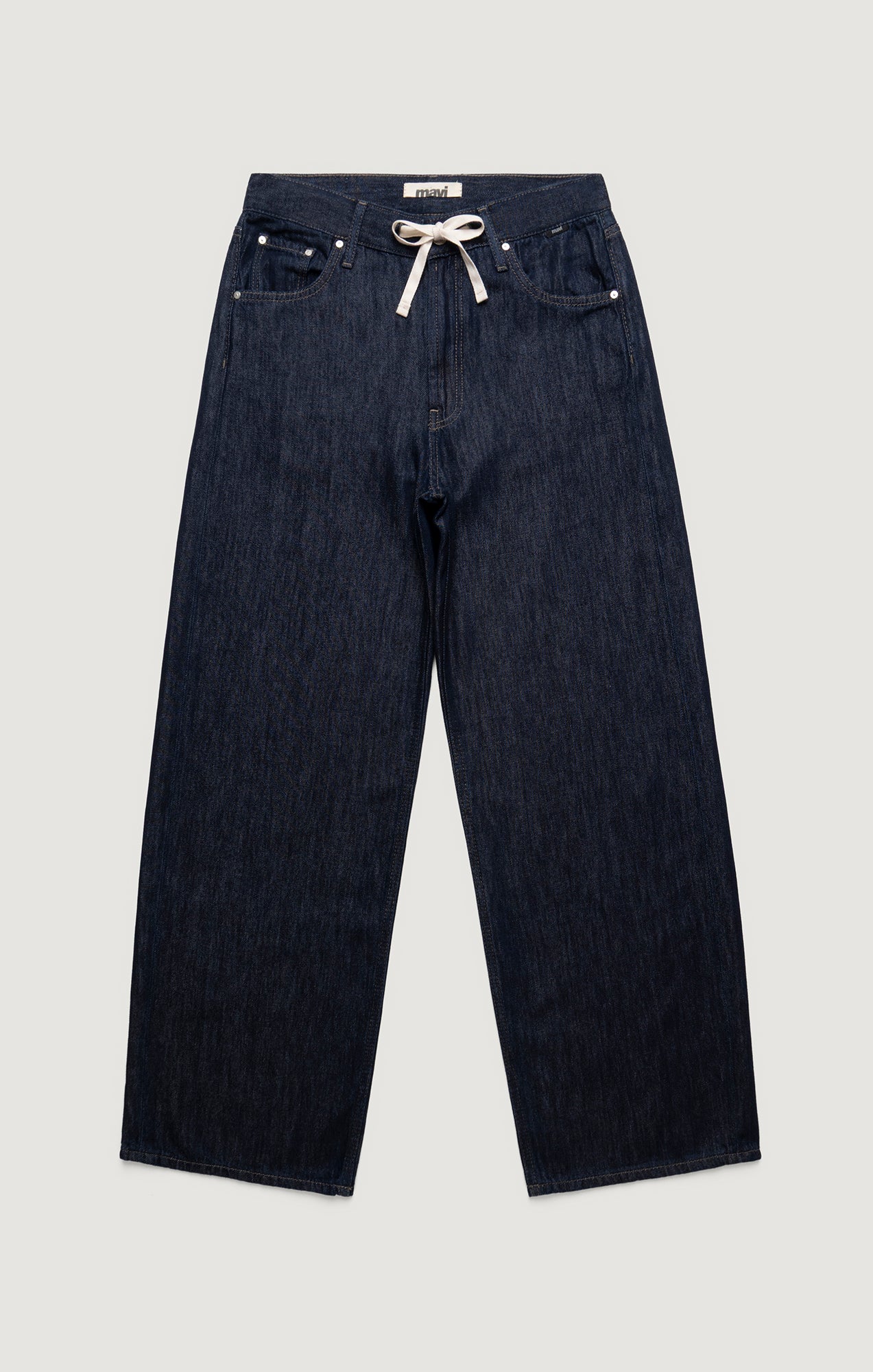 NELLA WIDE LEG IN RINSE WELL BLUE - Mavi Jeans