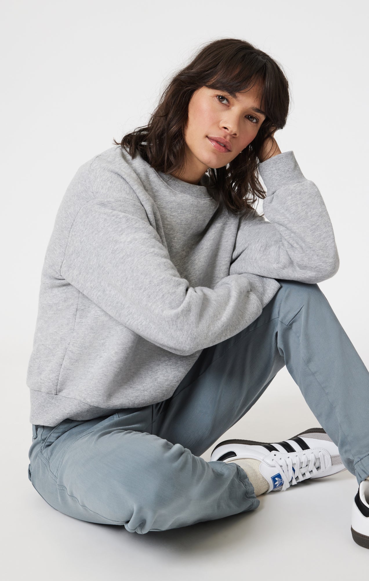 IVY SLIM CARGO IN DRIZZLE FLEX BLUE - Mavi Jeans