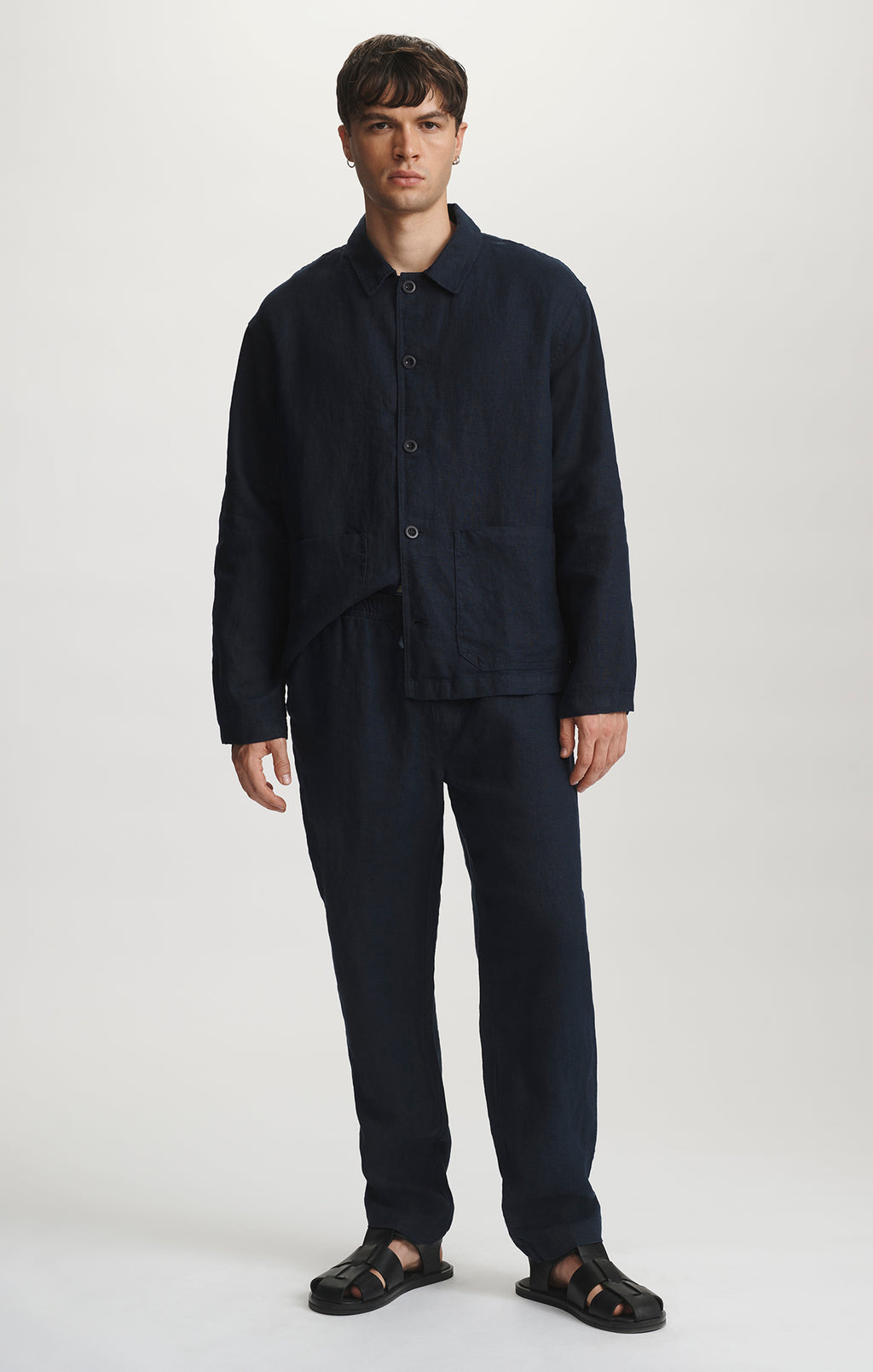 DRAWSTRING PANTS IN DARK SAPPHIRE - Mavi Jeans