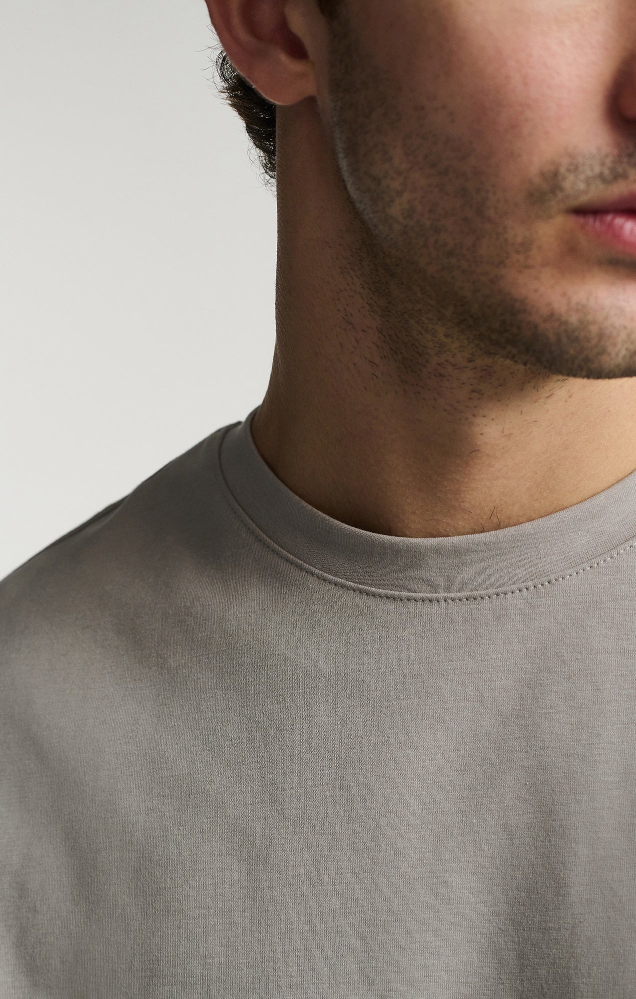 SHORT SLEEVE CREW NECK T-SHIRT IN PALOMA - Mavi Jeans