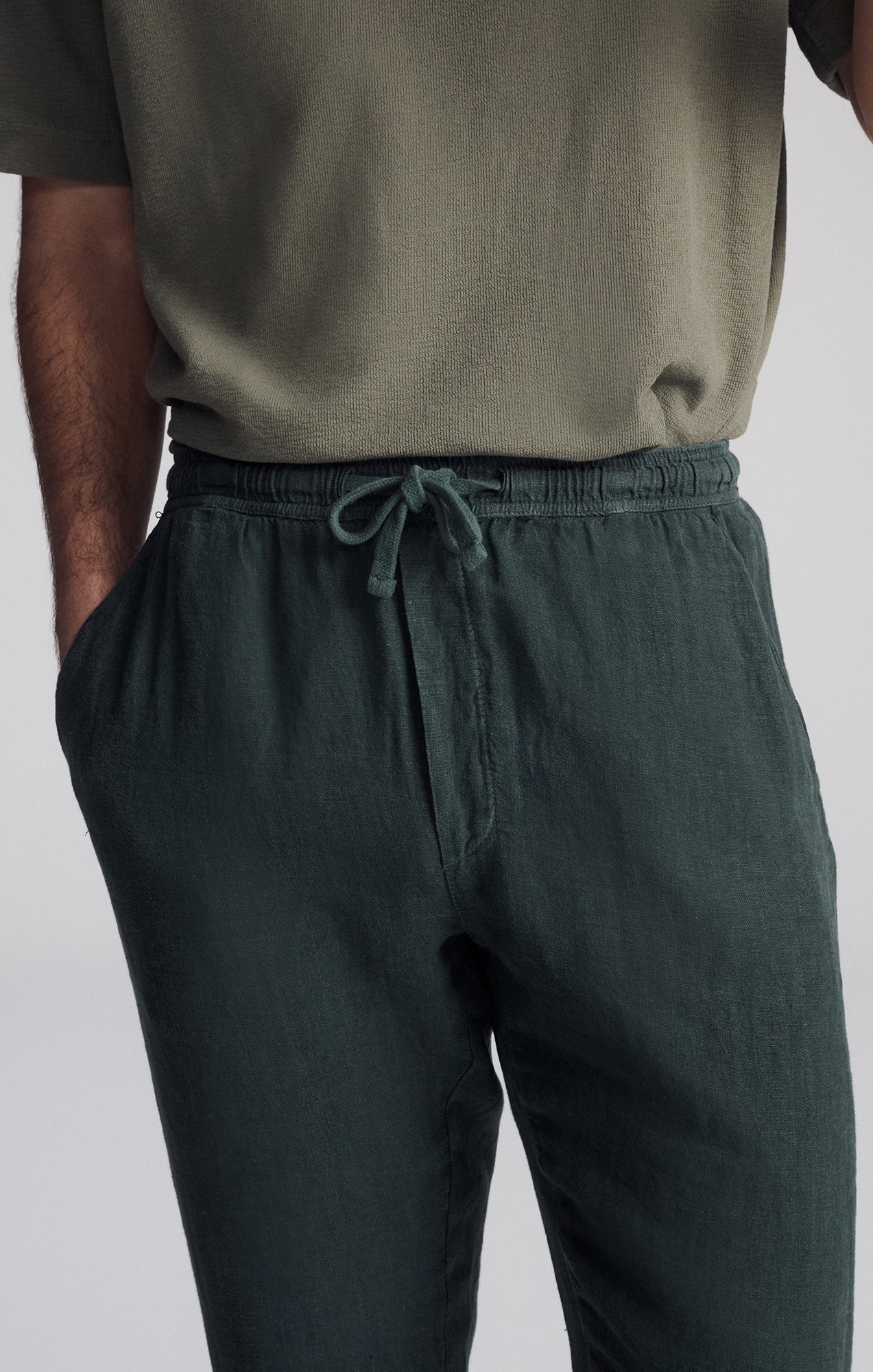 DRAWSTRING PANTS IN URBAN CHIC - Mavi Jeans