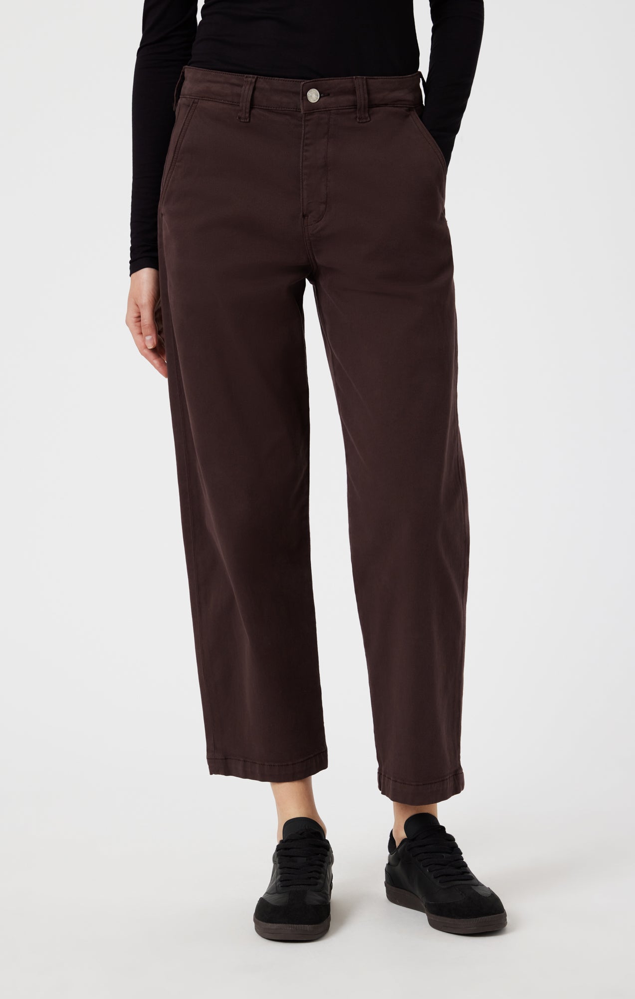 LAUREN STRAIGHT CHINO IN CURRANT CASUAL TWILL - Mavi Jeans