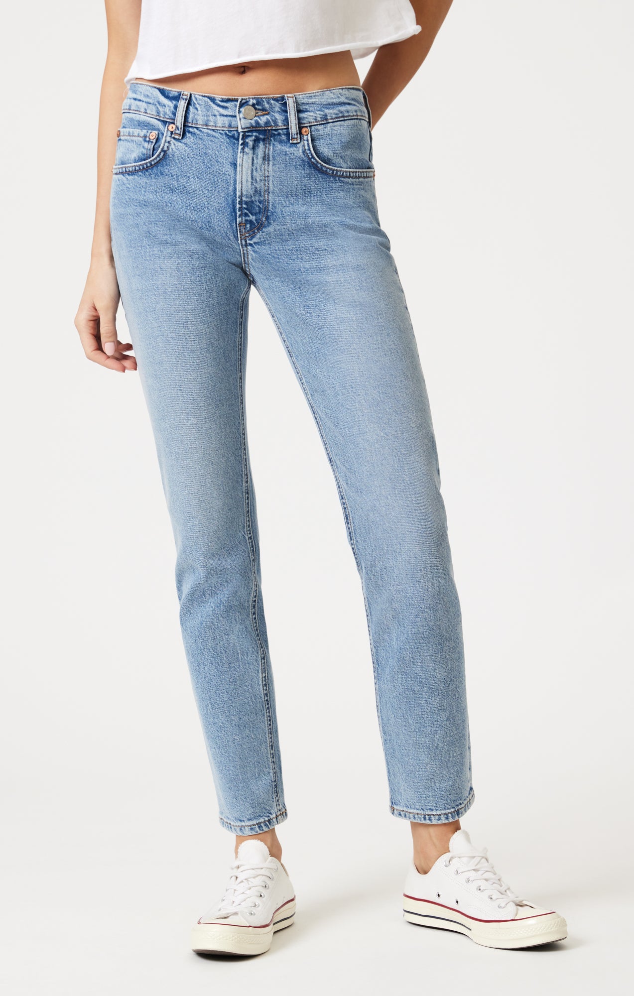 MIRELLA STRAIGHT LEG IN LIGHT BRUSHED CLASSIC BLUE - Mavi Jeans