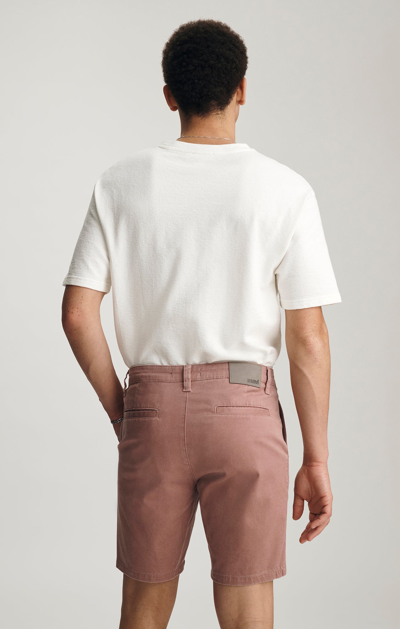 NOAH SHORTS IN ROSE VINTAGE COLORED - Mavi Jeans