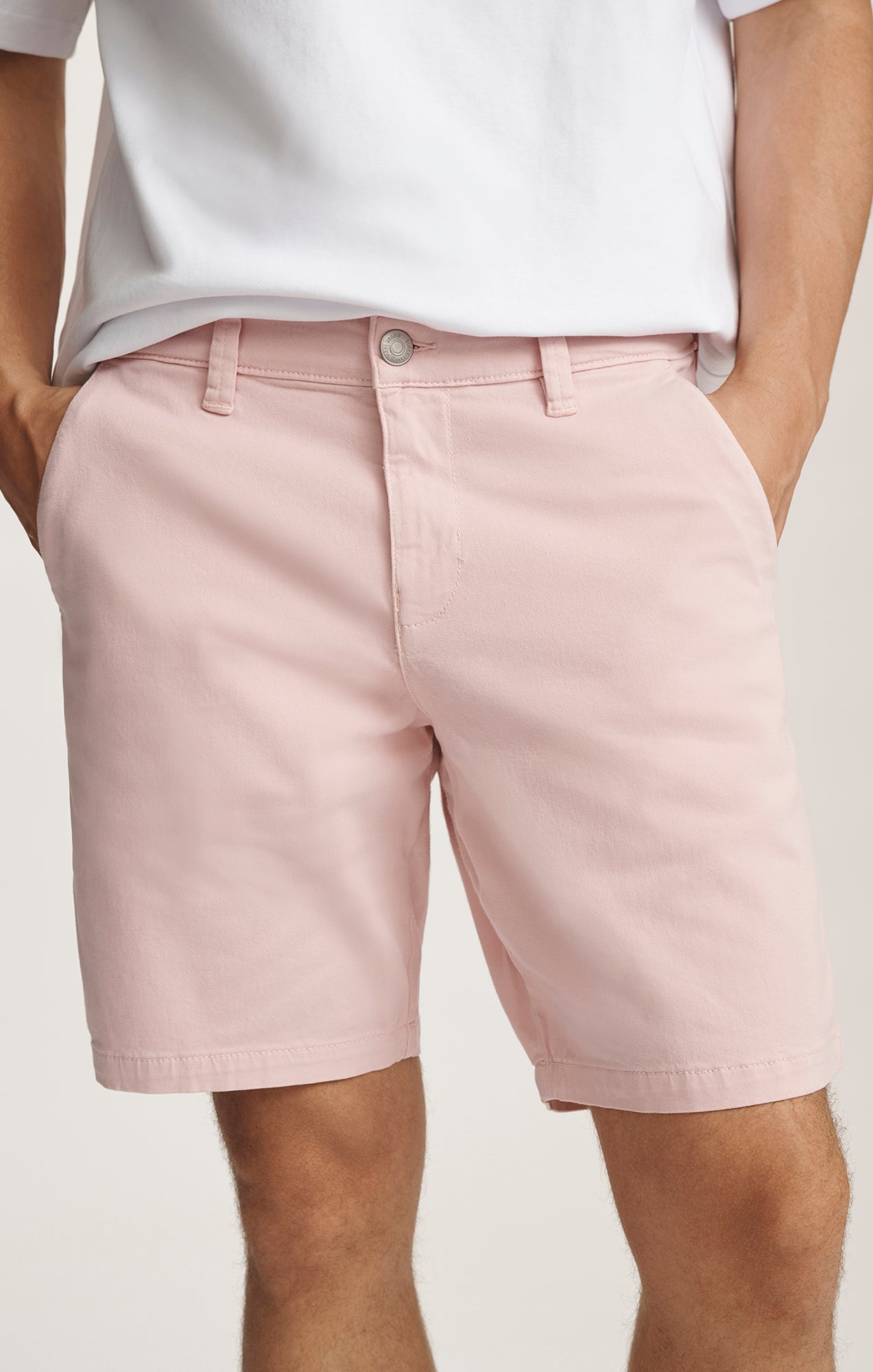 JACOB CROP SHORTS IN FLAMINGO CASUAL TWILL - Mavi Jeans