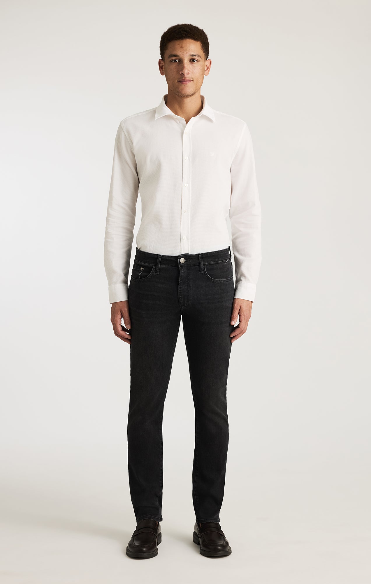 MARCUS SLIM STRAIGHT LEG IN DARK SMOKE SUPERMOVE