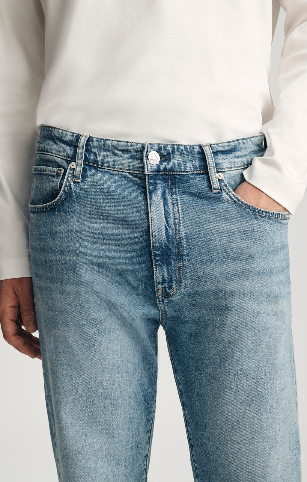 MARCEL LOOSE STRAIGHT LEG IN LIGHT BRUSHED CLASSIC BLUE - Mavi Jeans