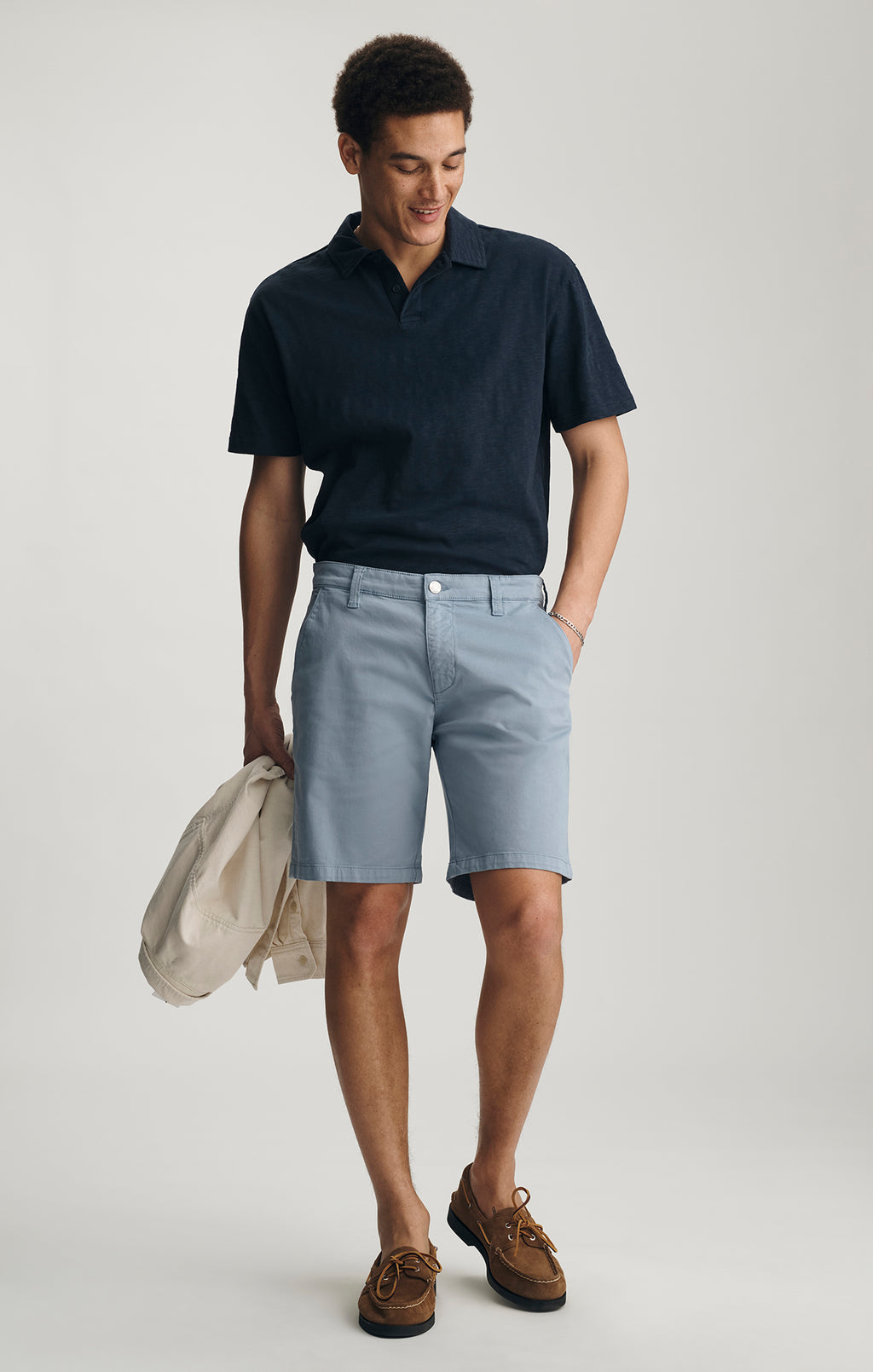 JACOB SHORTS IN FLOATY BLUE TWILL - Mavi Jeans