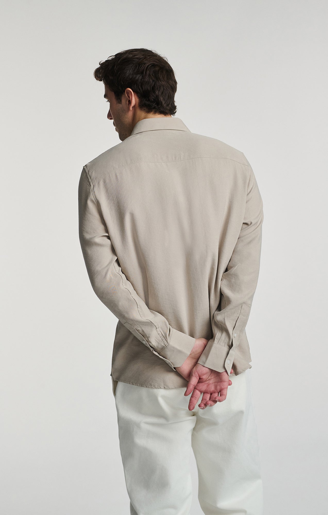 LONG SLEEVE BUTTON-UP SHIRT IN PALOMA - Mavi Jeans