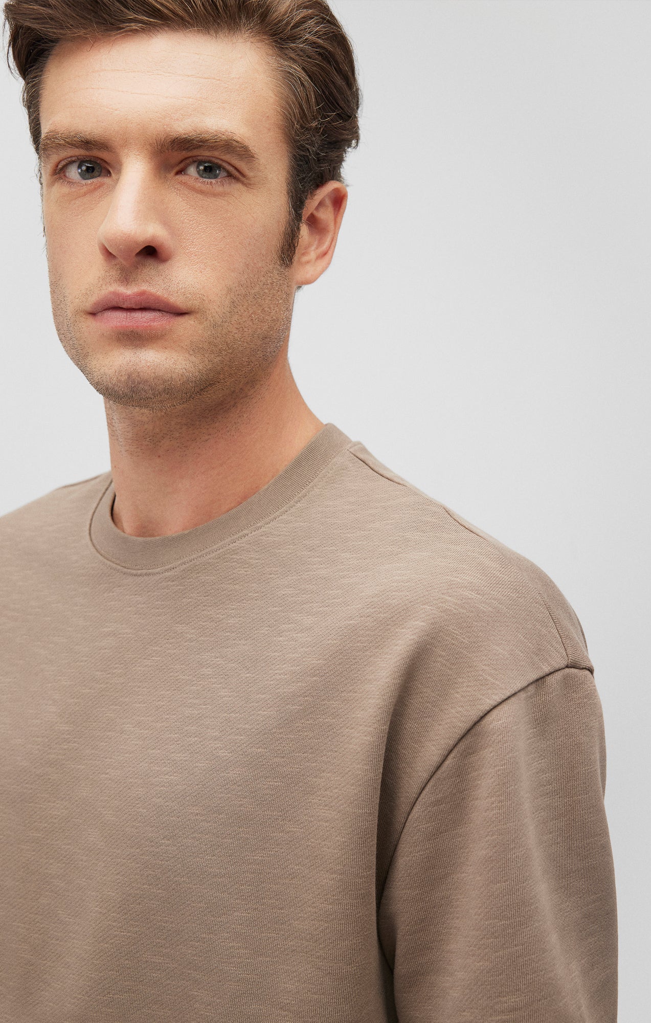 DROP SHOULDER T-SHIRT IN BRINDLE - Mavi Jeans