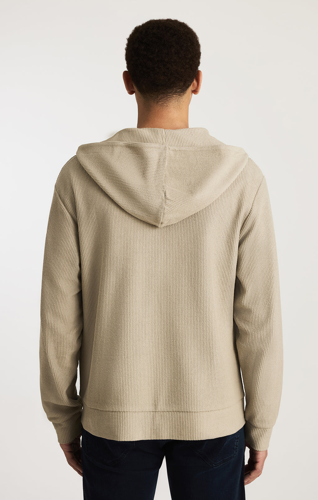EDITION FULL ZIP HOODIE IN LONDON FOG - Mavi Jeans