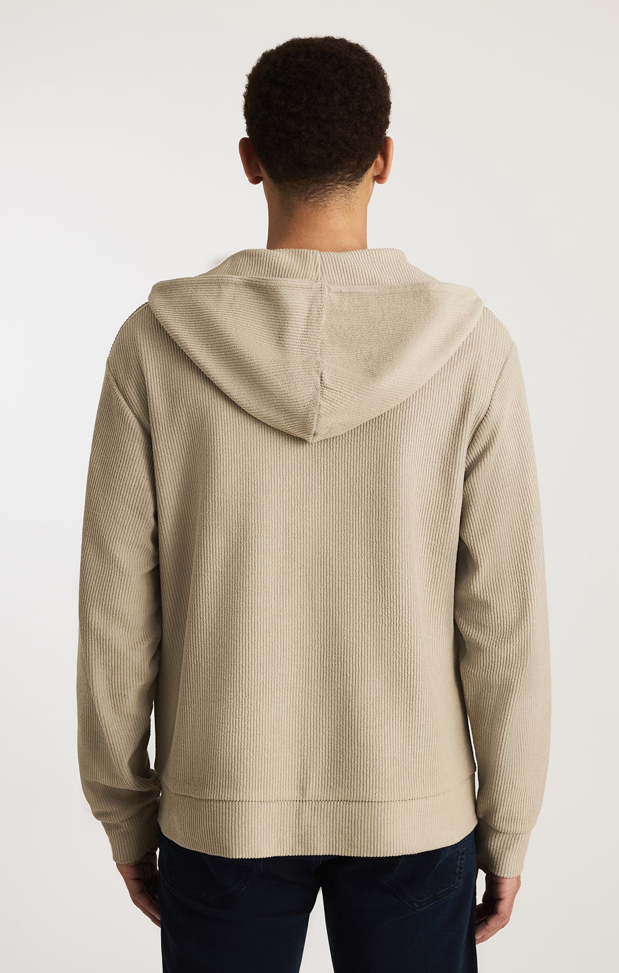 EDITION FULL ZIP HOODIE IN LONDON FOG - Mavi Jeans