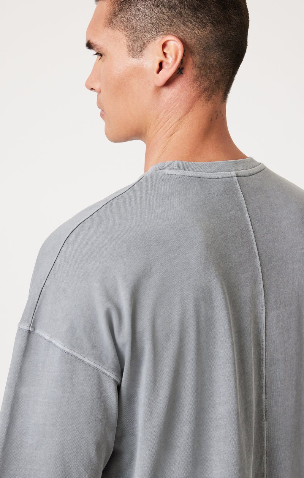 BOXY POCKET T-SHIRT IN WILD DOVE - Mavi Jeans