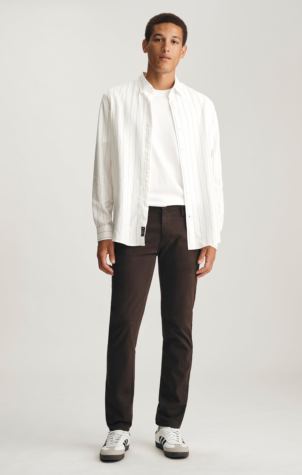 MILTON SLIM STRAIGHT CHINO IN AFTER DARK CASUAL TWILL