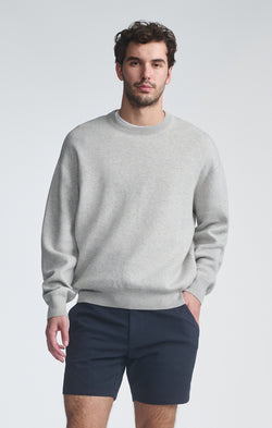 SWEATSHIRT IN LIGHT GREY MELANGE - Mavi Jeans