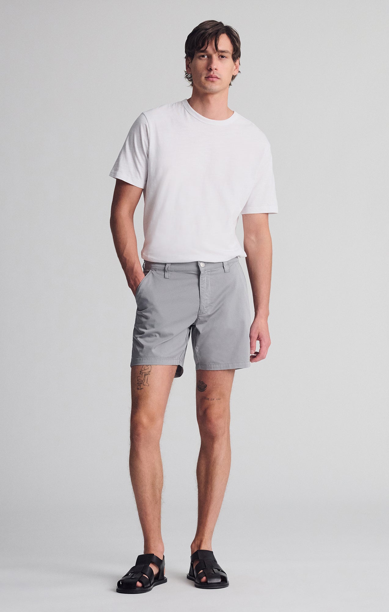 NATE SHORTS IN MONUMENT GRAY CITY SMART - Mavi Jeans