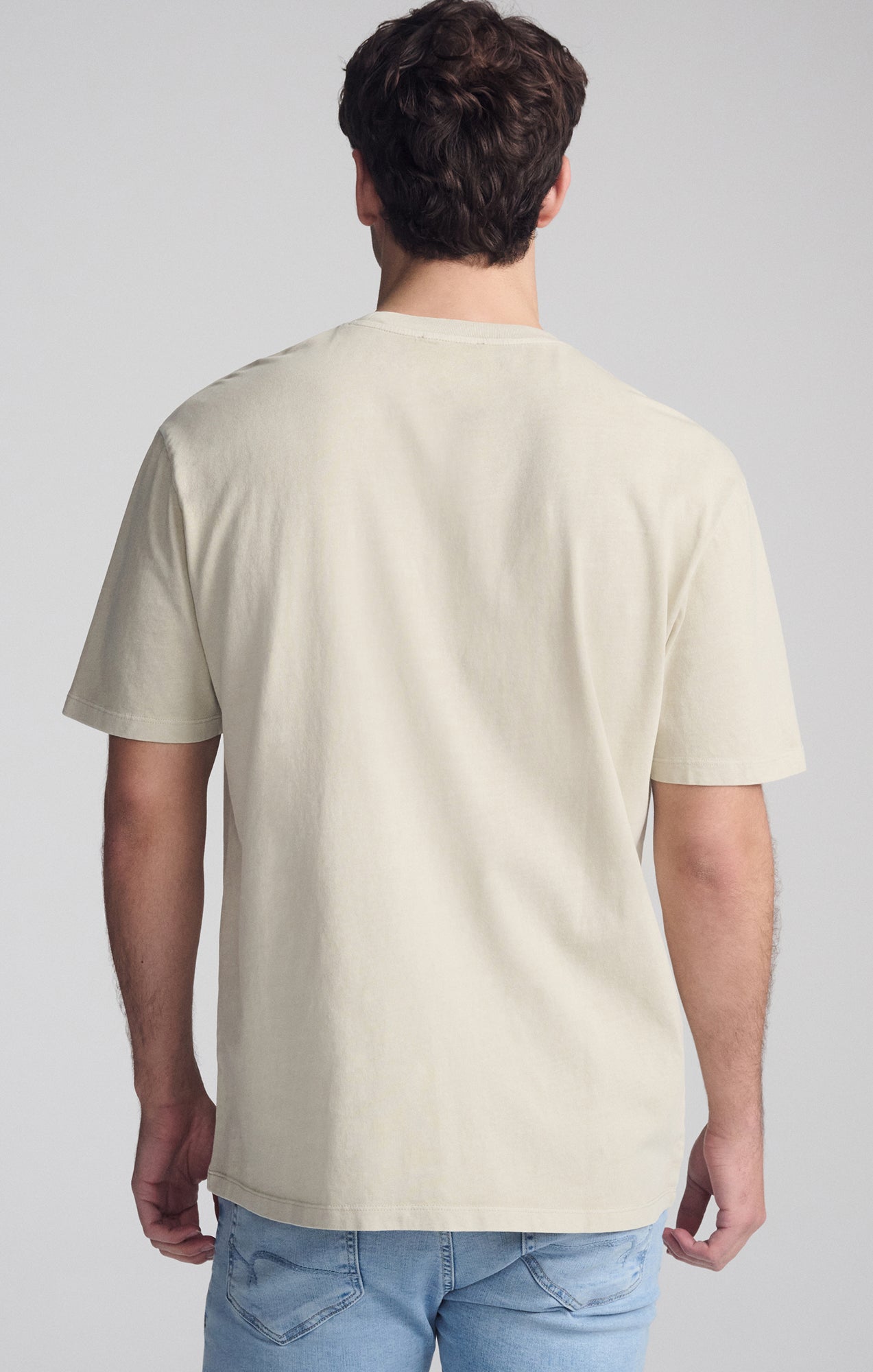 GRAPHIC CREW NECK T-SHIRT IN PELICAN - Mavi Jeans
