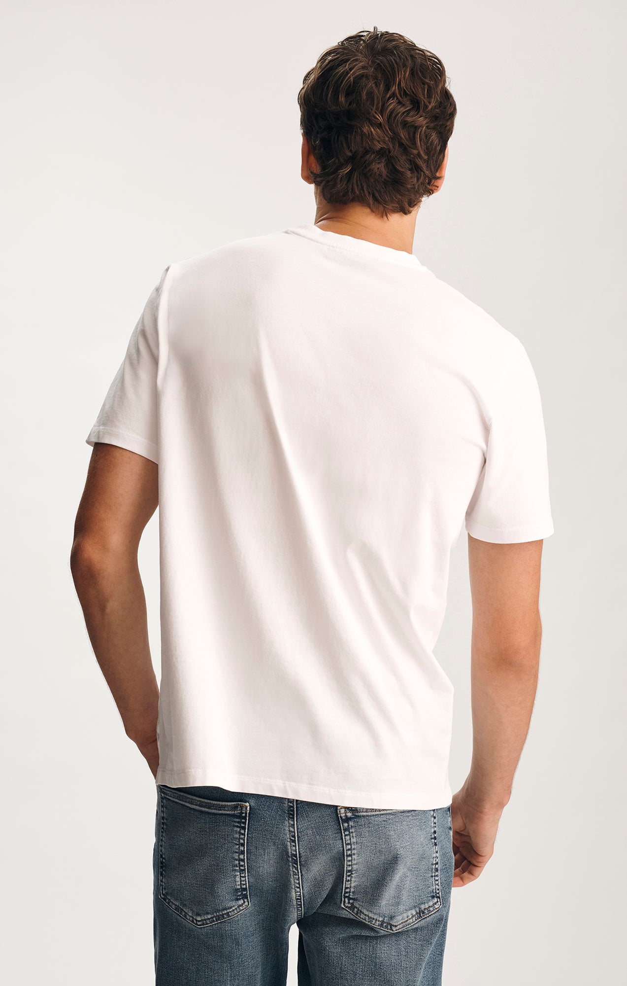 CREW NECK T-SHIRT IN WHITE - Mavi Jeans