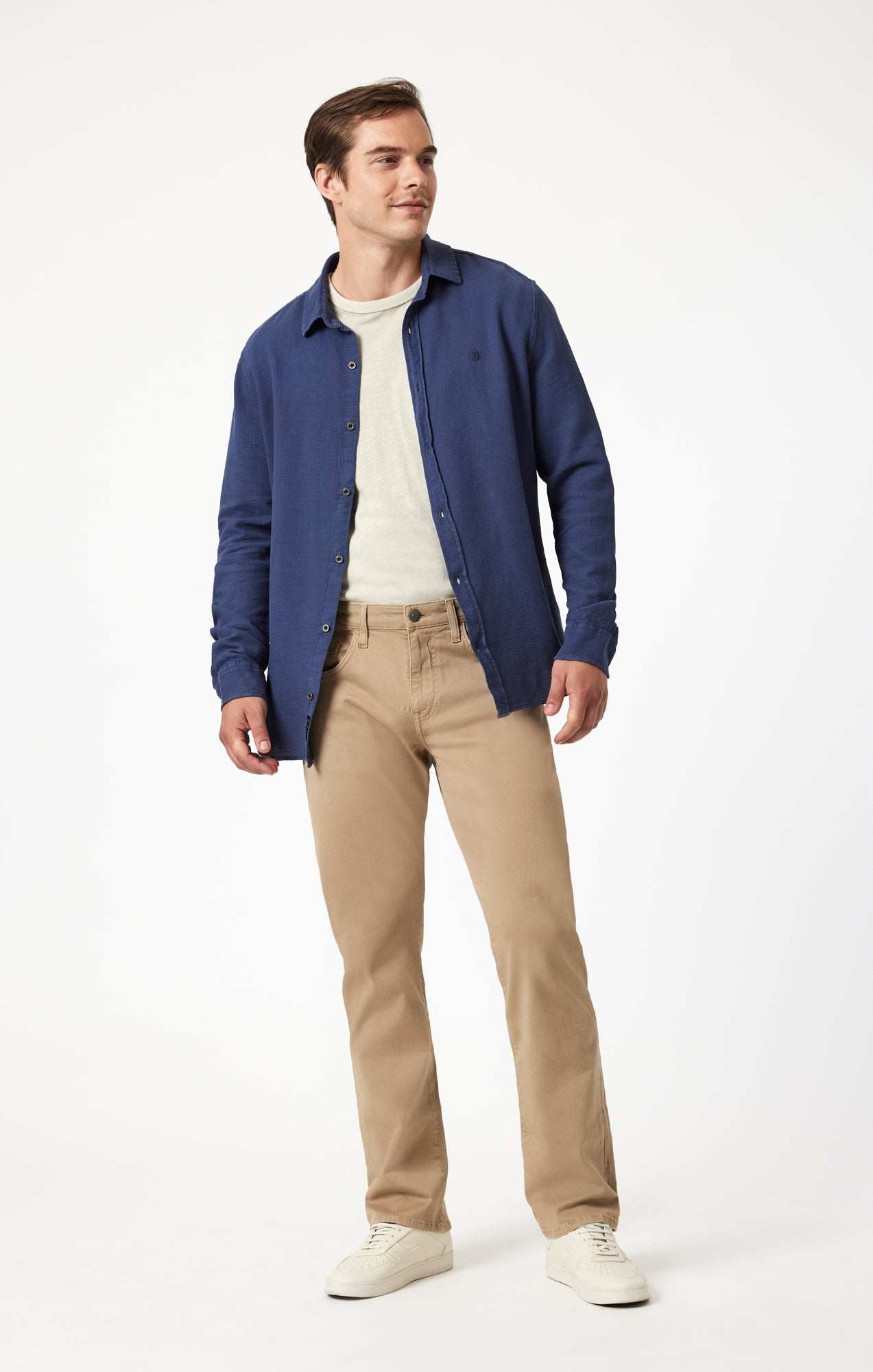 ZACH STRAIGHT LEG IN KHAKI CASUAL TWILL - Mavi Jeans